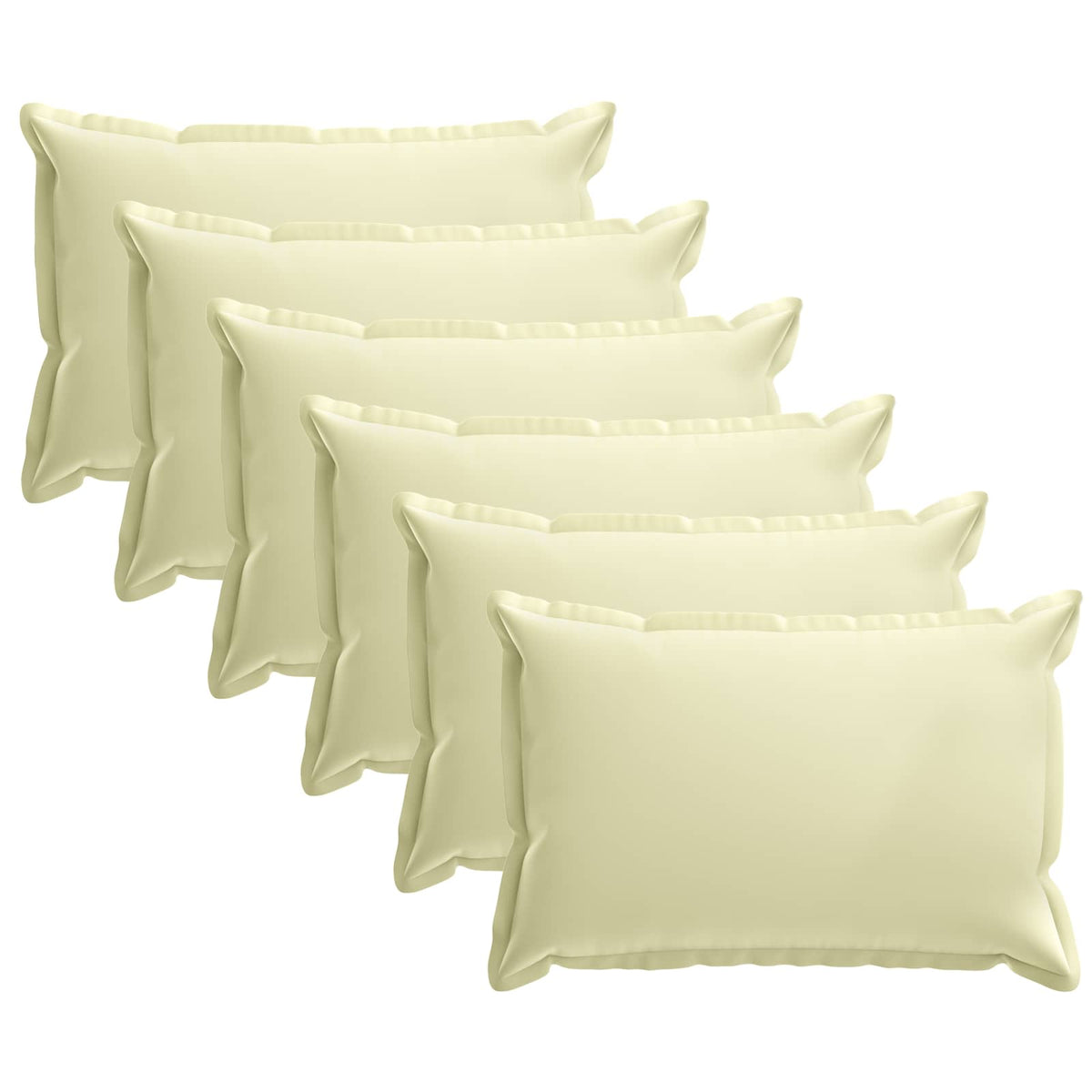 Cushion with Pillow HOUTEN 6 pcs Cream Polyester