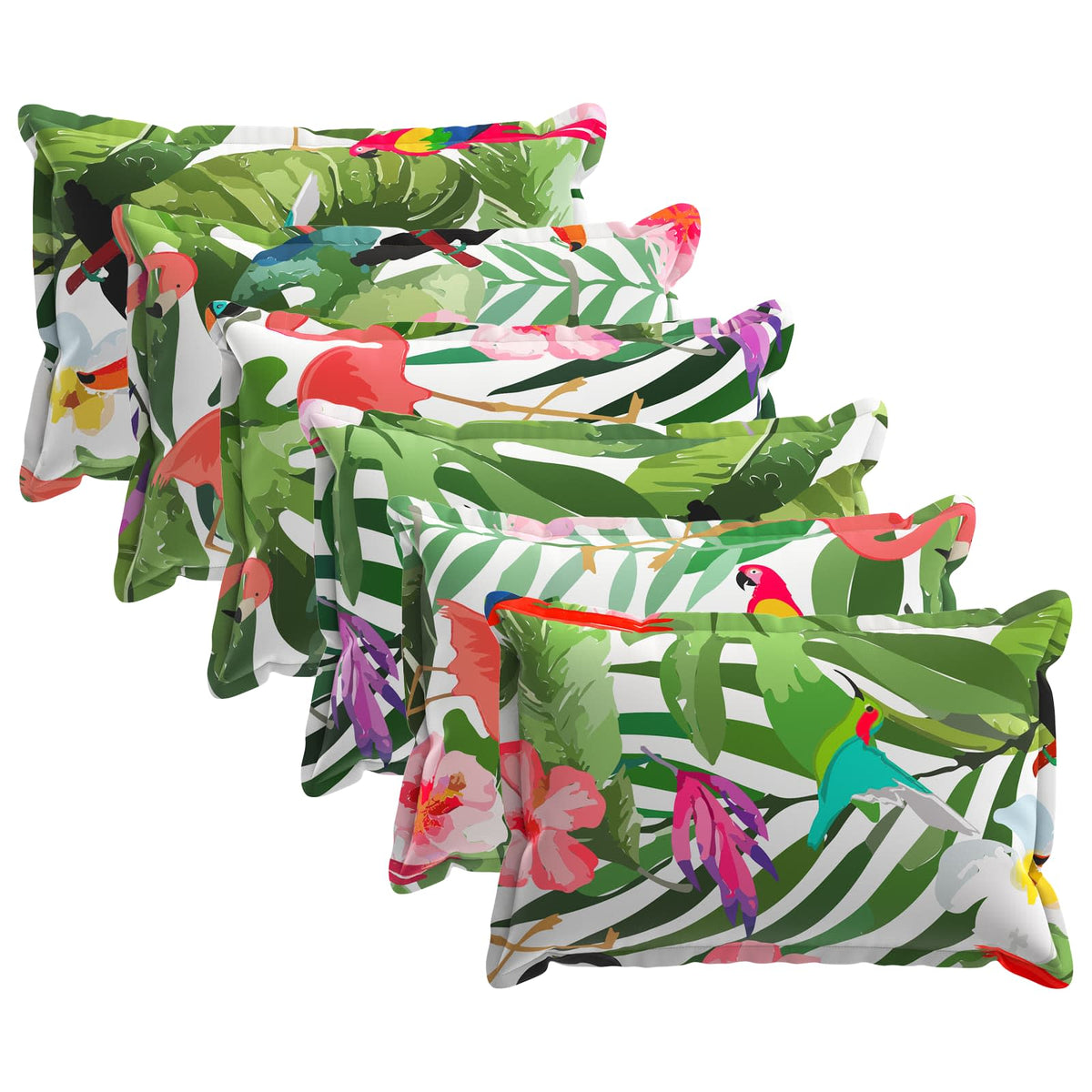 Cushion with Pillow HOUTEN 6 pcs Multicolour Polyester