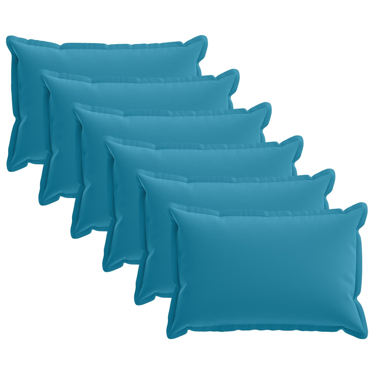 Cushion with Pillow HOUTEN 6 pcs Light Blue Polyester
