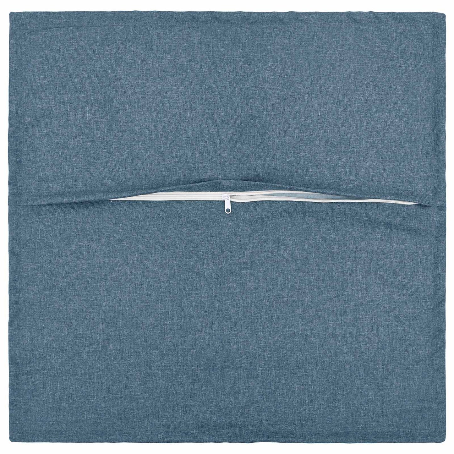 Cushion with Pillow HOUTEN 2 pcs Jeans Blue Faux Linen
