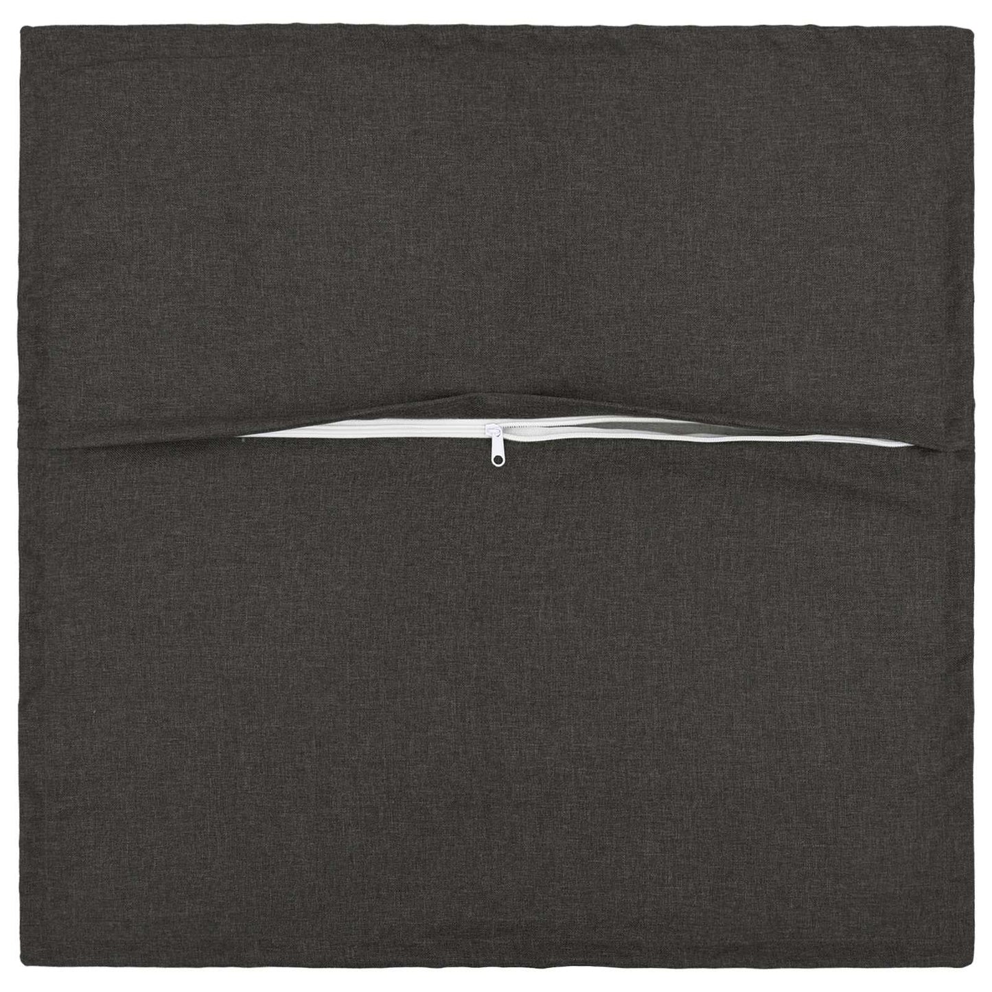 Cushion with Pillow HOUTEN 6 pcs Dark Grey Faux Linen