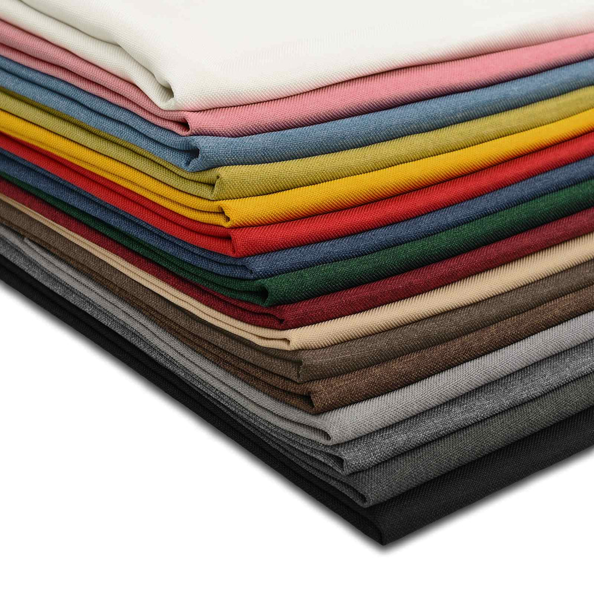 Cushion with Pillow HOUTEN 12 pcs Dark Grey Faux Linen