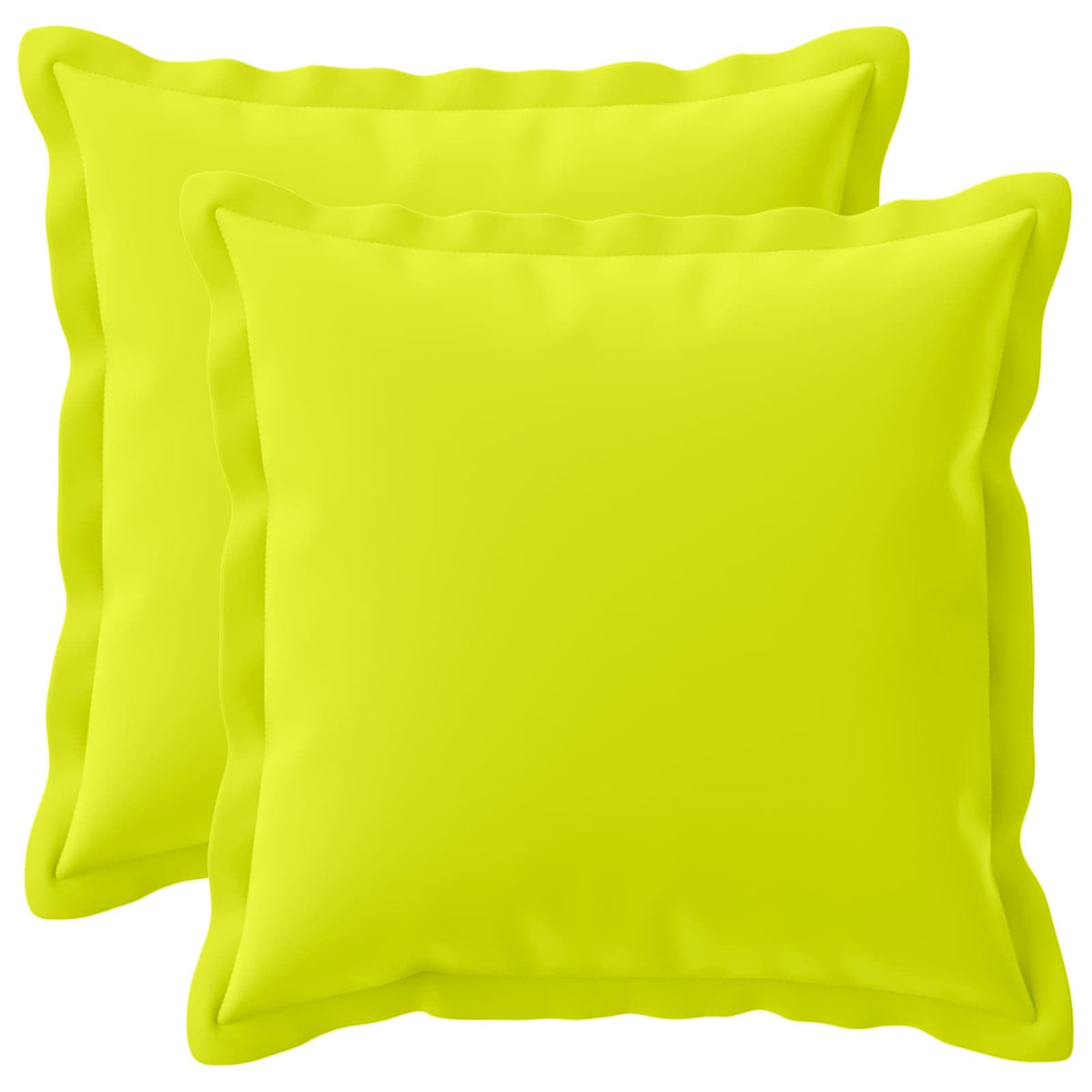 Cushion with Pillow HOUTEN 2 pcs Bright Green Polyester