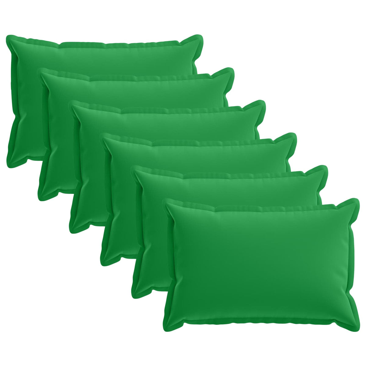 Cushion with Pillow HOUTEN 6 pcs Green Polyester
