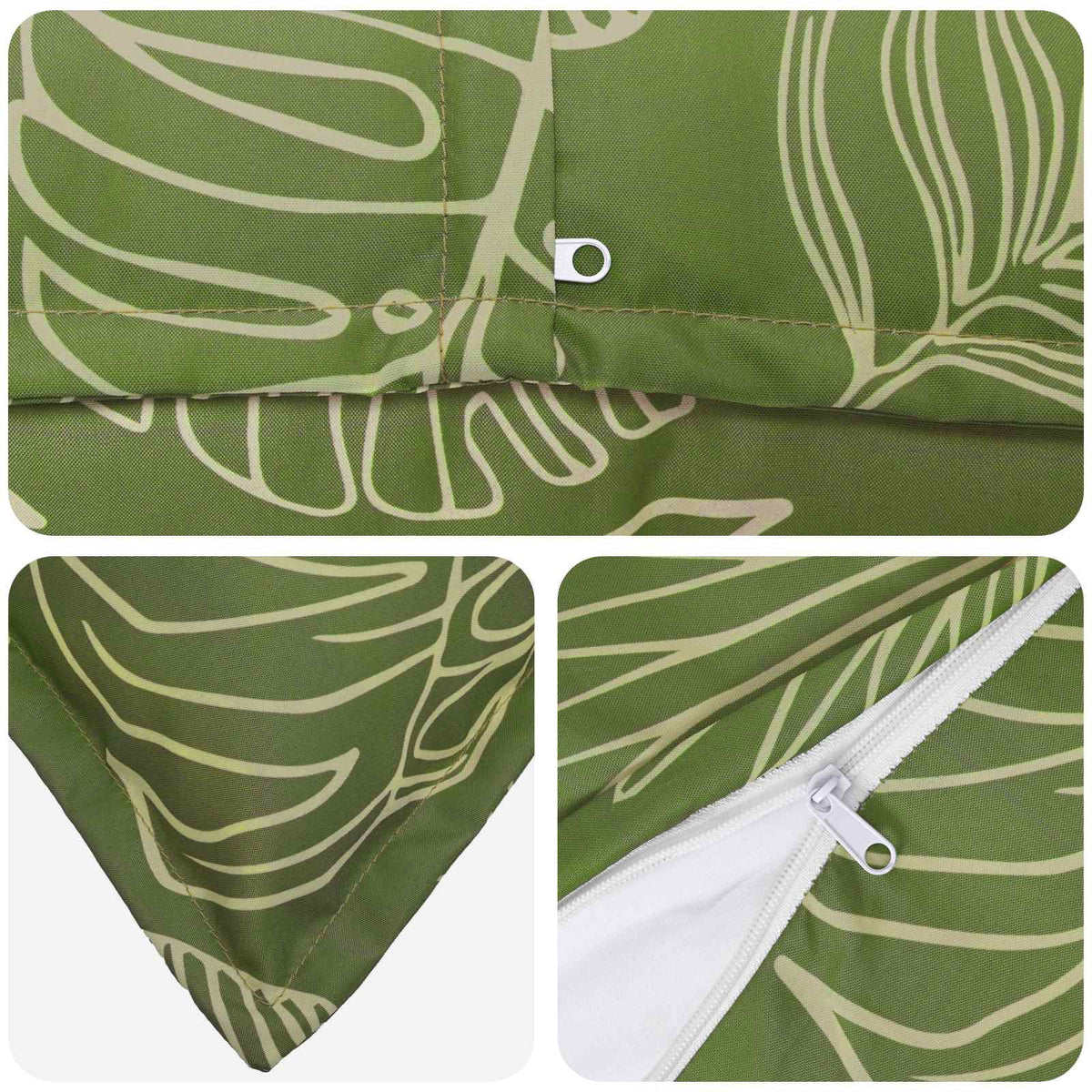 Cushion Leaf with Pillow HOUTEN 6 pcs Leaf Design Polyester