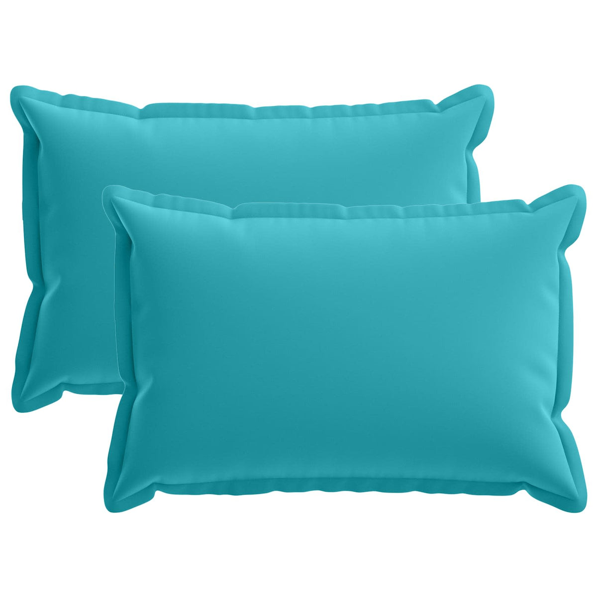 Cushion with Pillow HOUTEN 2 pcs Turquoise Polyester