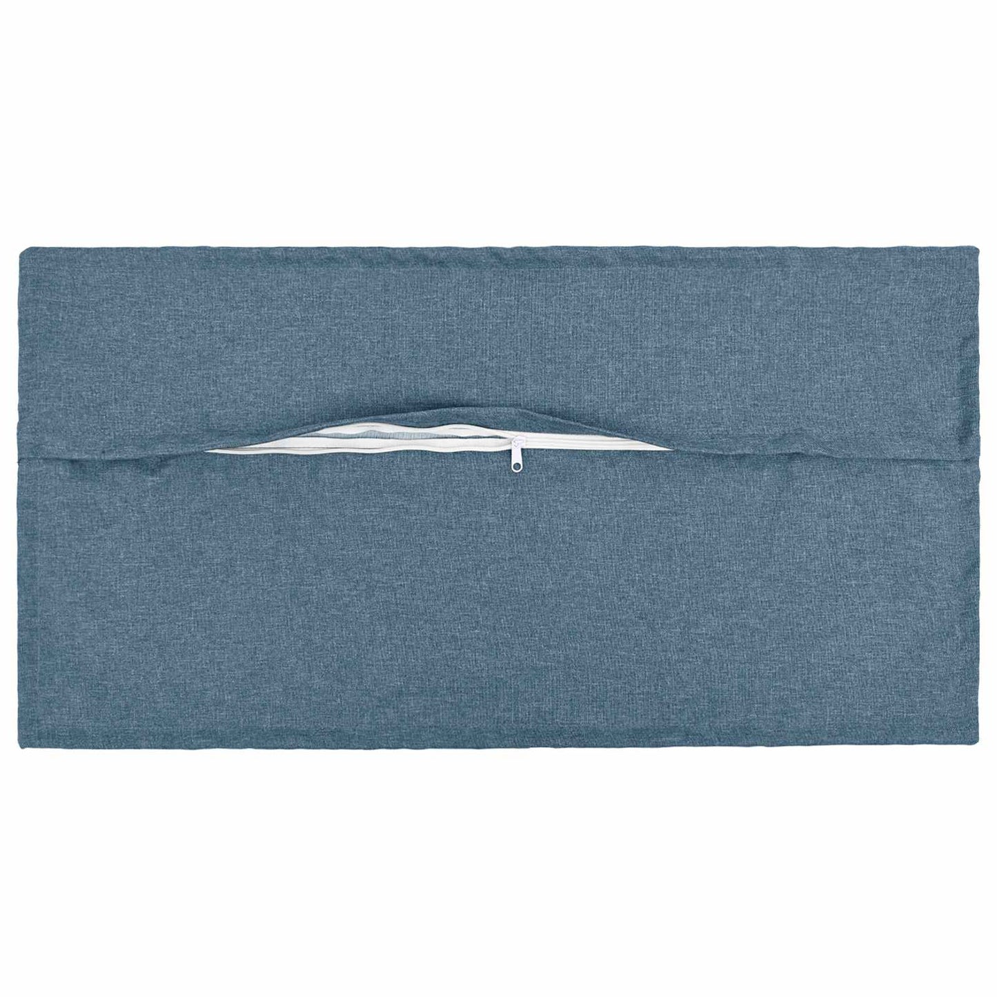 Cushion with Pillow HOUTEN 6 pcs Jeans Blue Faux Linen