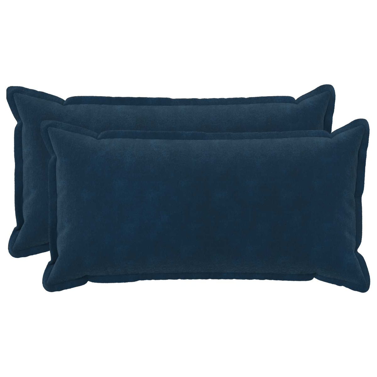Cushion with Pillow HOUTEN 2 pcs Blue Microfiber Fleece