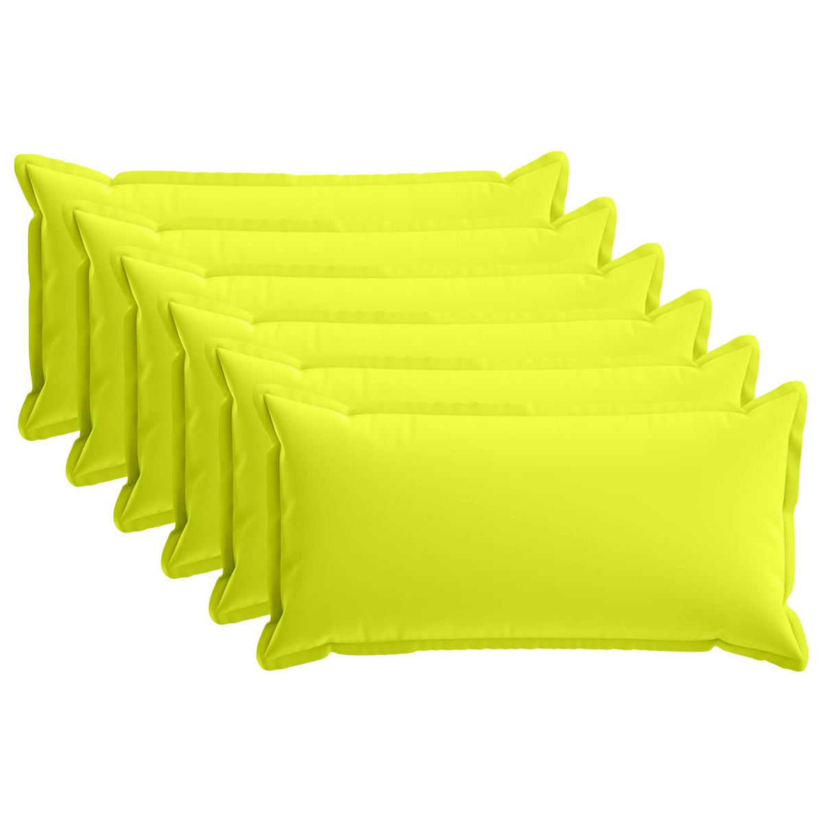 Cushion with Pillow HOUTEN 6 pcs Bright Green Polyester