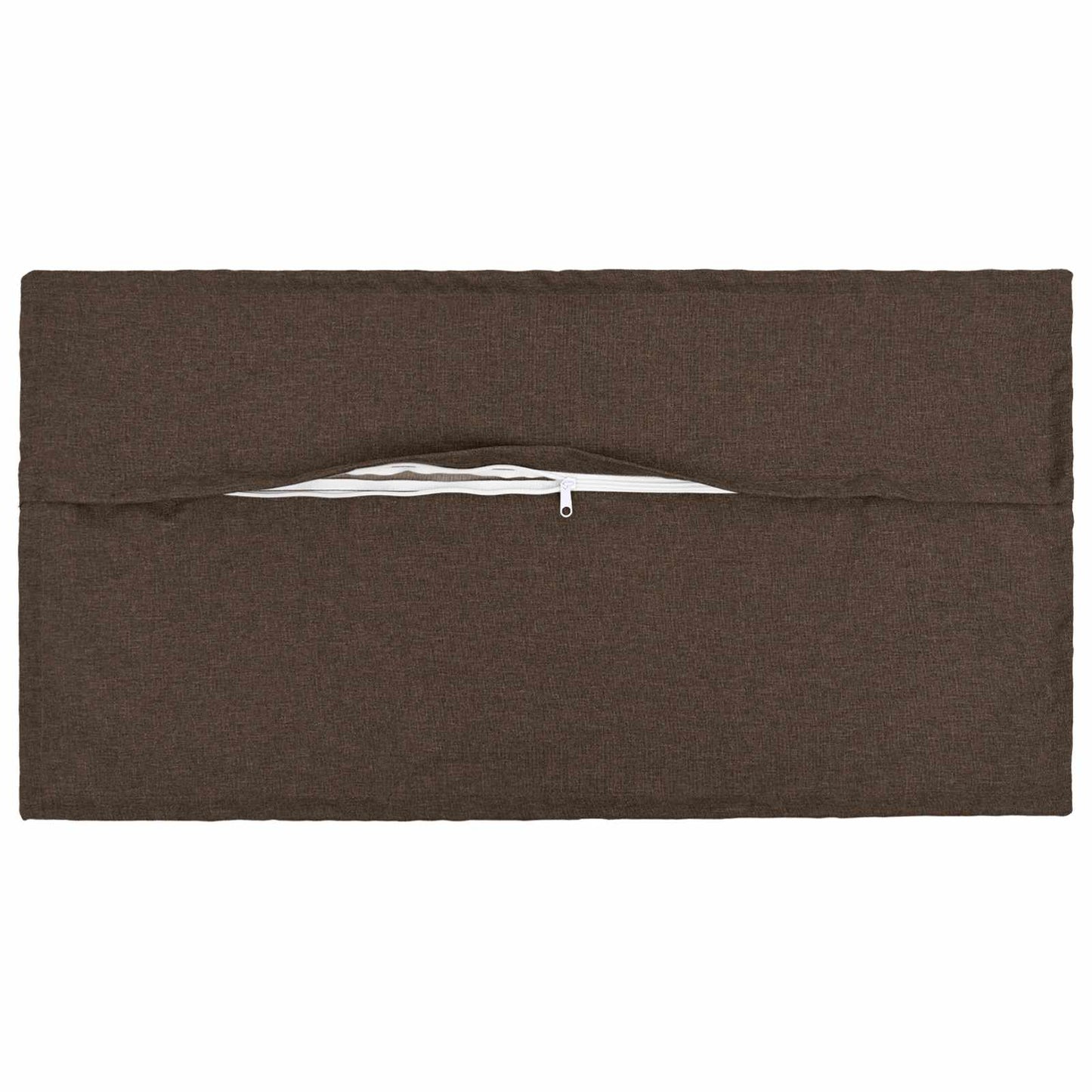 Cushion with Pillow HOUTEN 2 pcs Taupe Faux Linen
