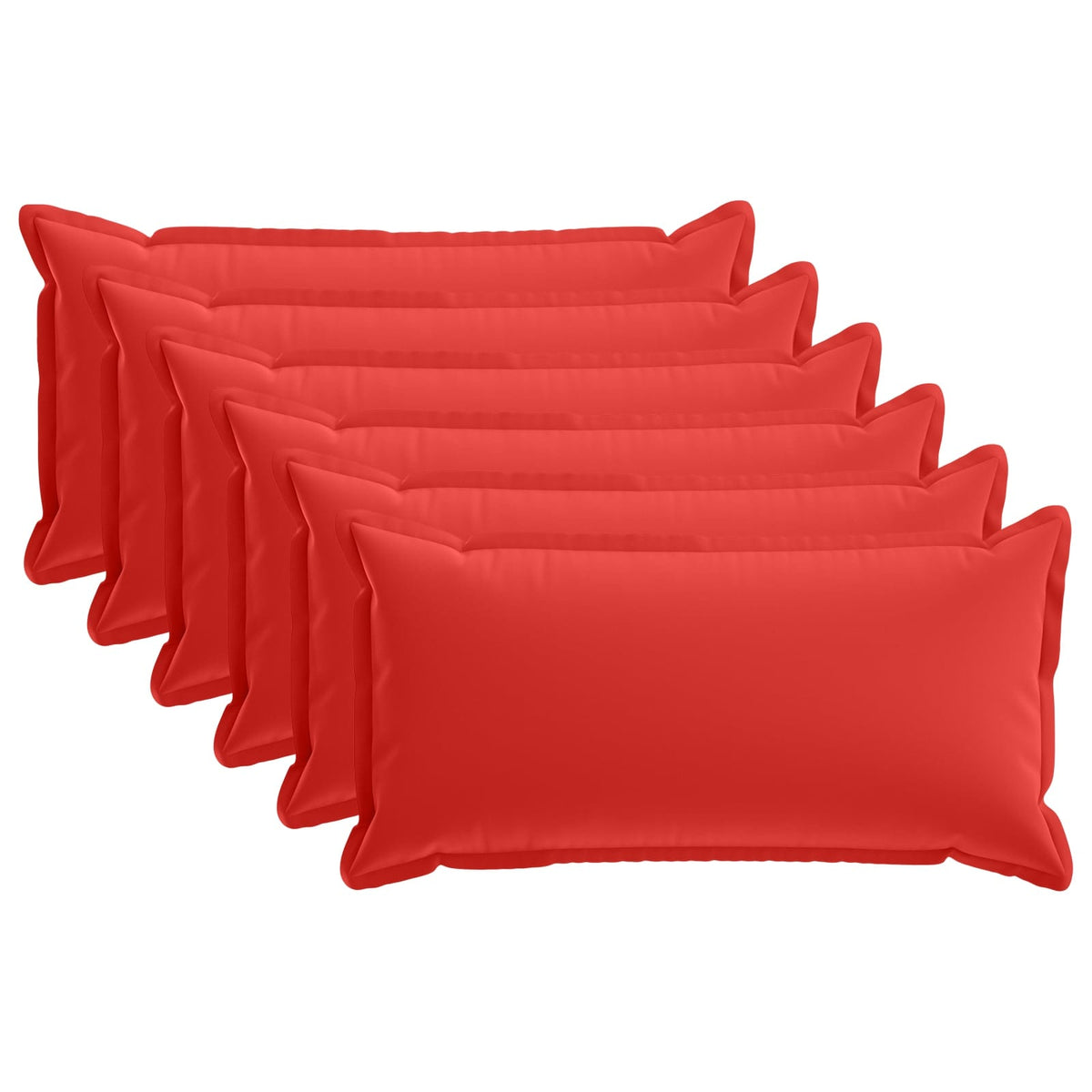 Cushion with Pillow HOUTEN 6 pcs Red Polyester