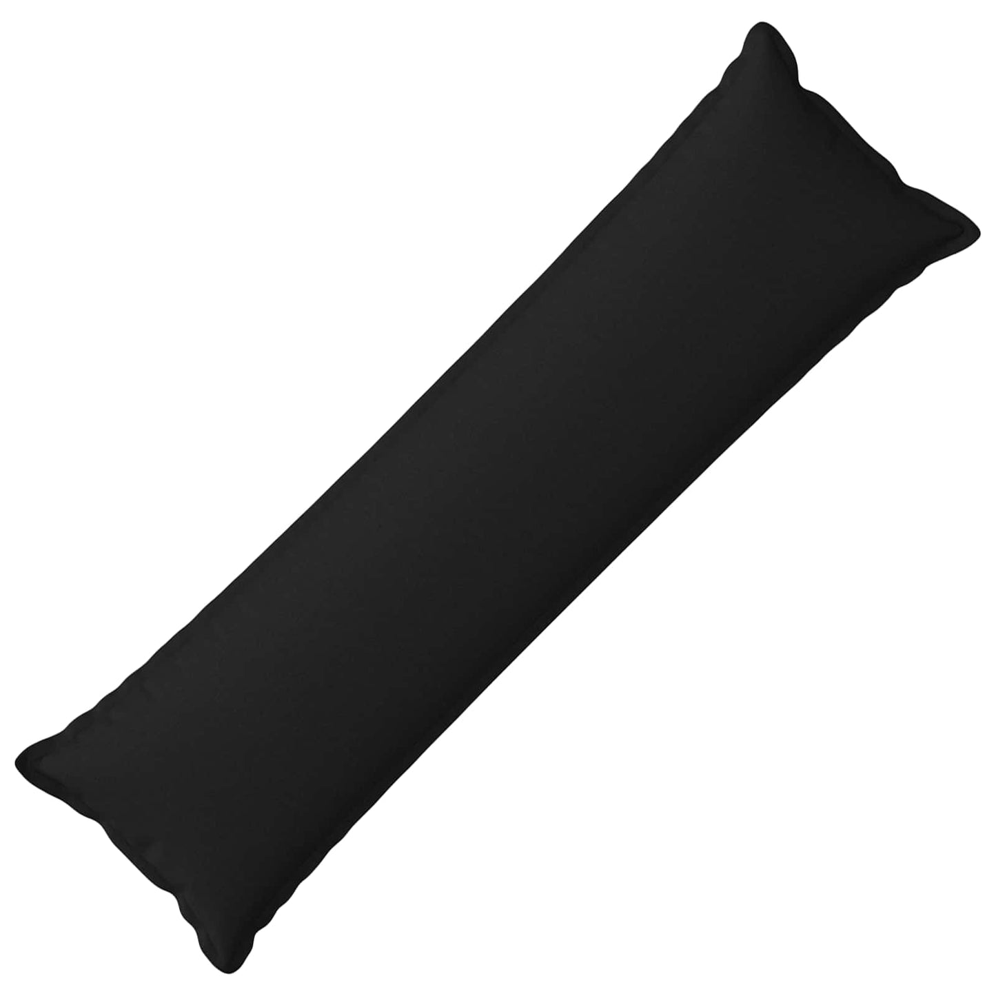 Cushion with Pillow HOUTEN Black 40 x 145 cm Faux Linen