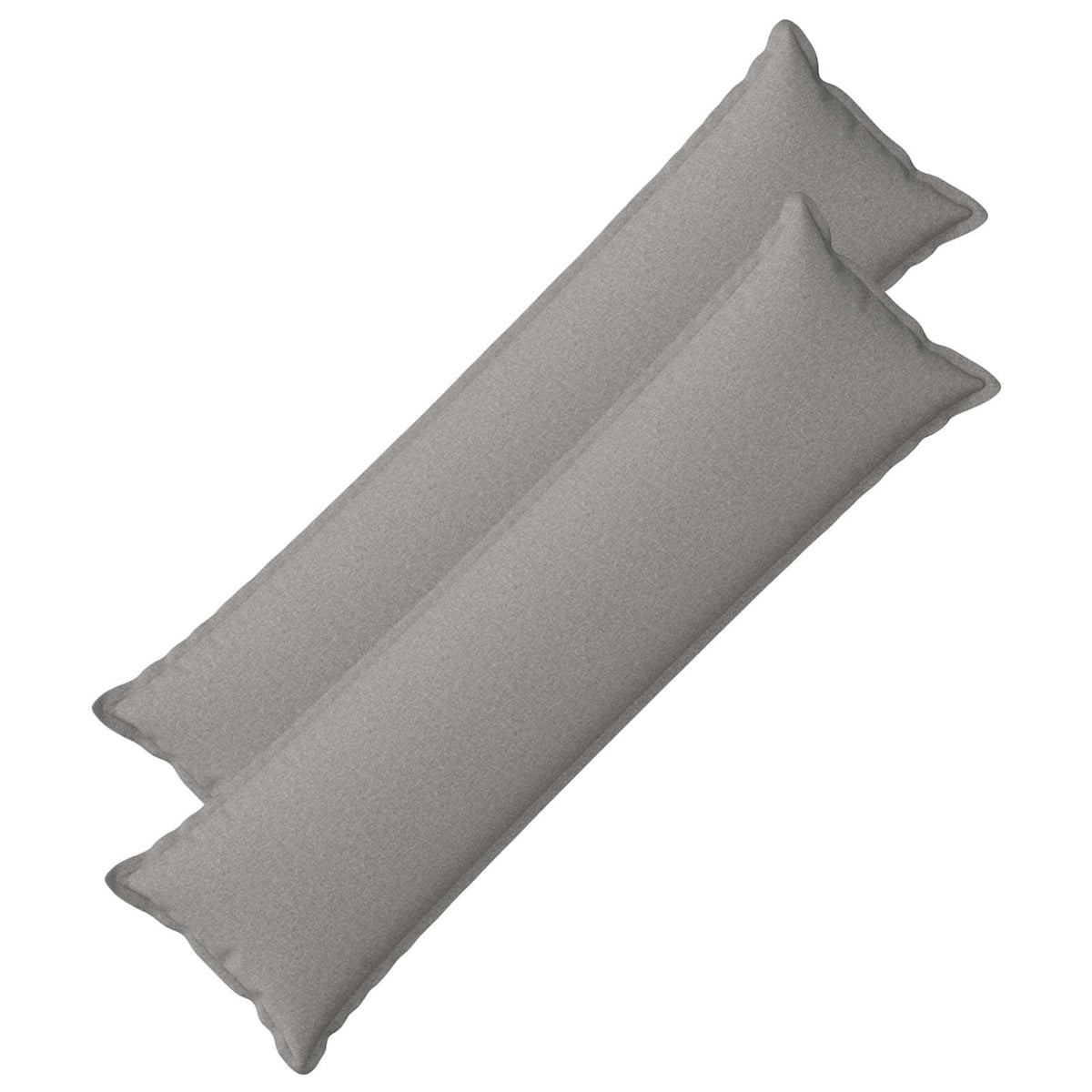 Throw Pillow 2 pcs HOUTEN Cloud Grey 40 x 145 cm Faux Linen