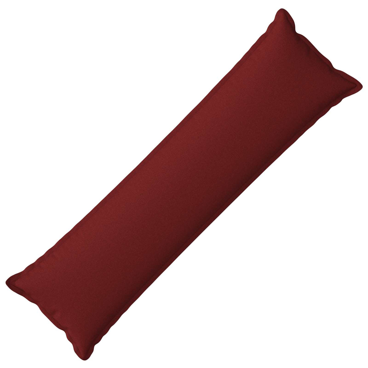 Cushion with Pillow HOUTEN Wine Red 40 x 145 cm Faux Linen