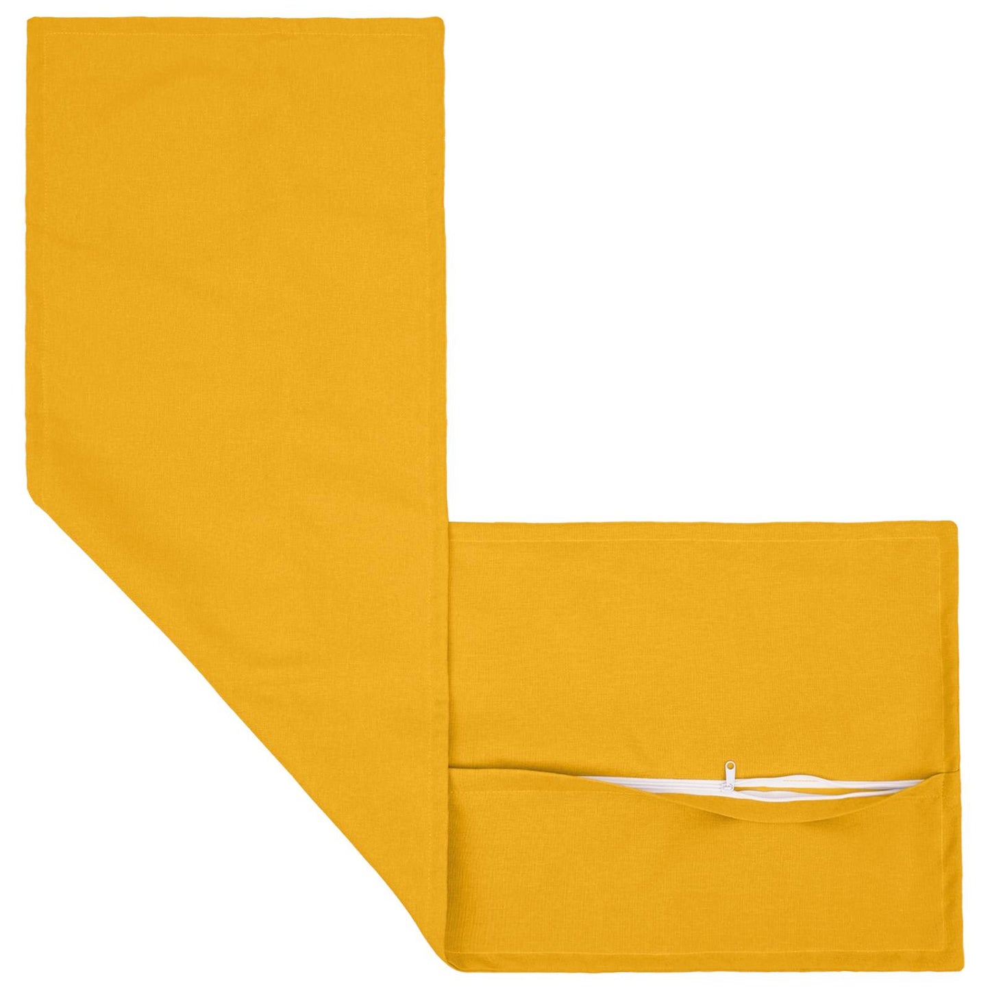 Cushion with Pillow HOUTEN 2 pcs Light Yellow Faux Linen
