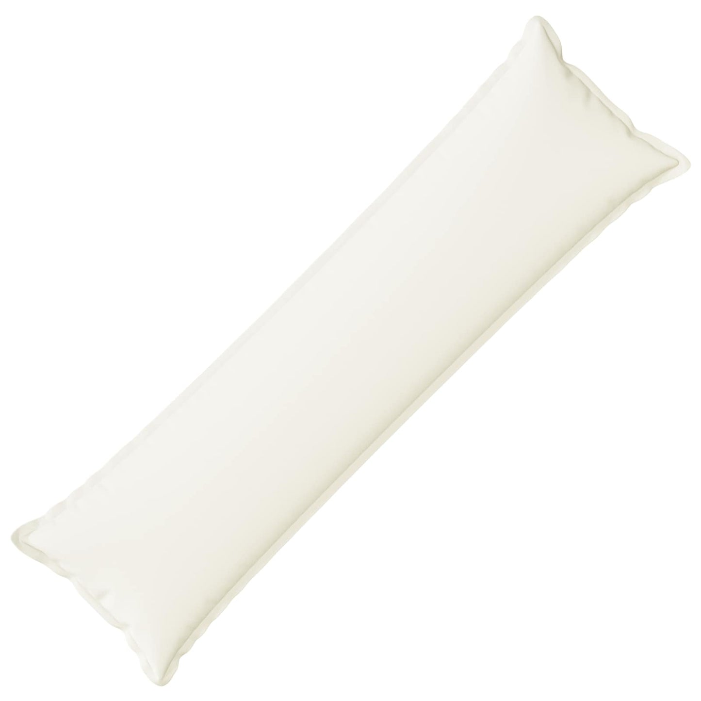 Cushion with Pillow HOUTEN White 40 x 145 cm Faux Linen