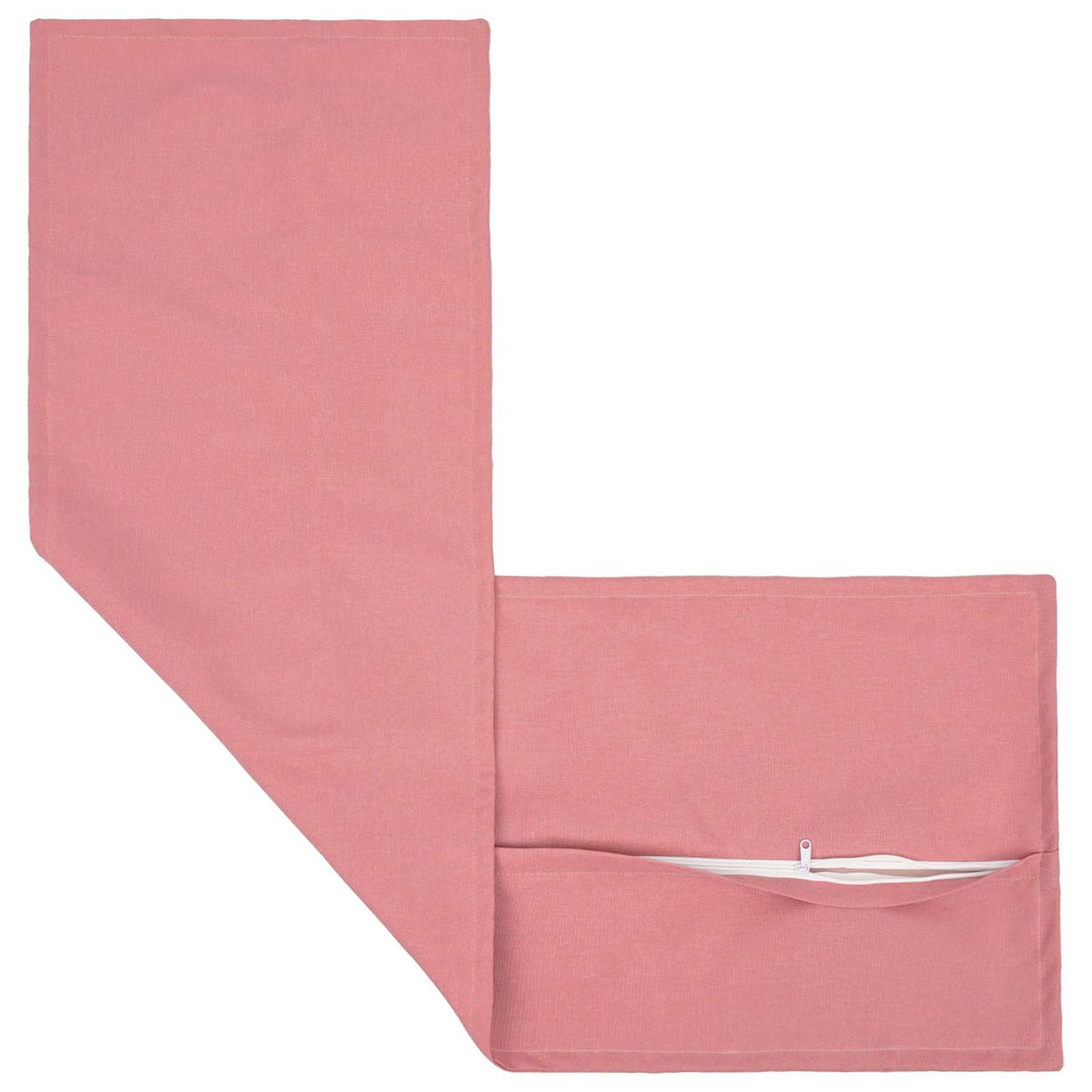 Cushion with Pillow HOUTEN 2 pcs Pink Faux Linen