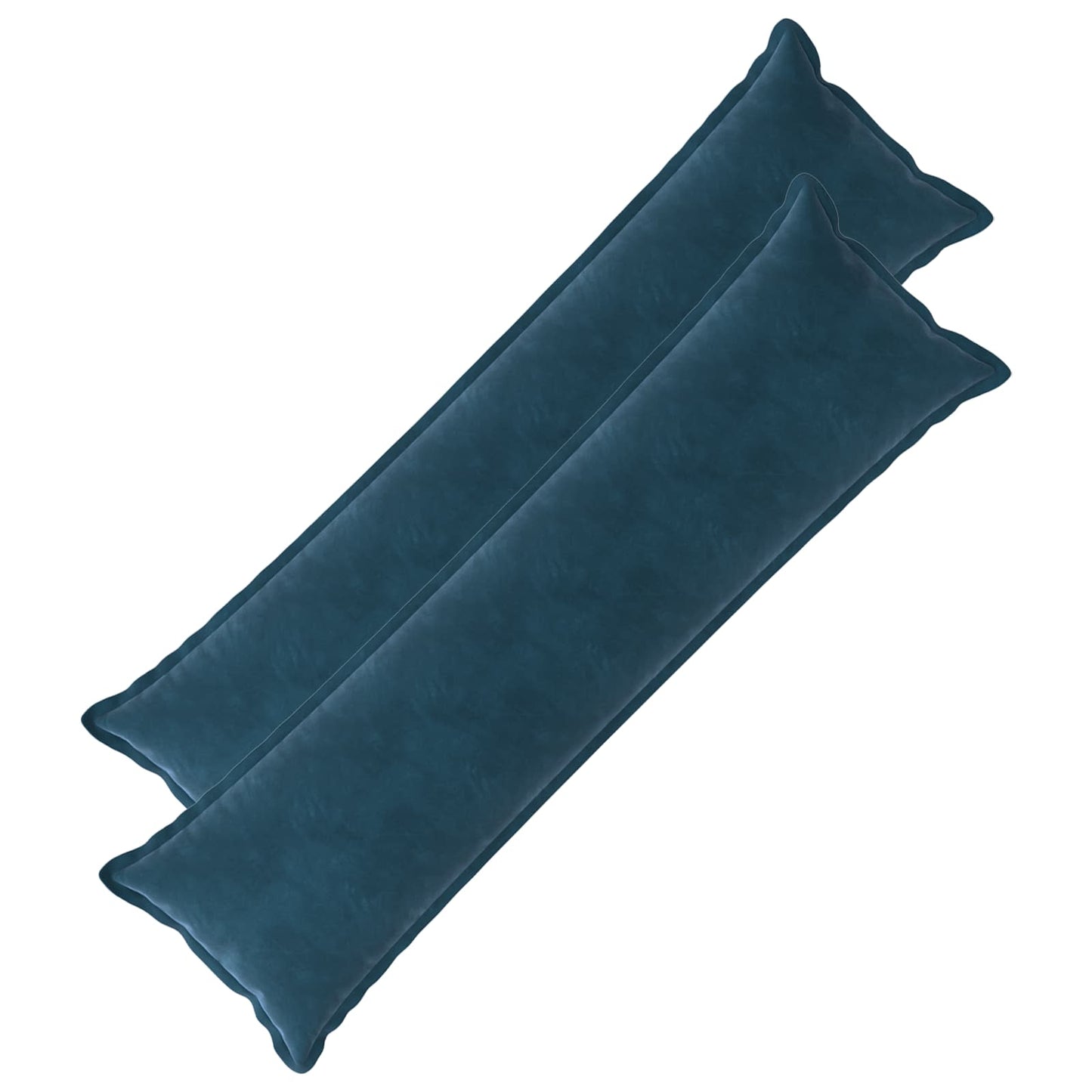 Cushion with Pillow HOUTEN 2 pcs Blue Velvet