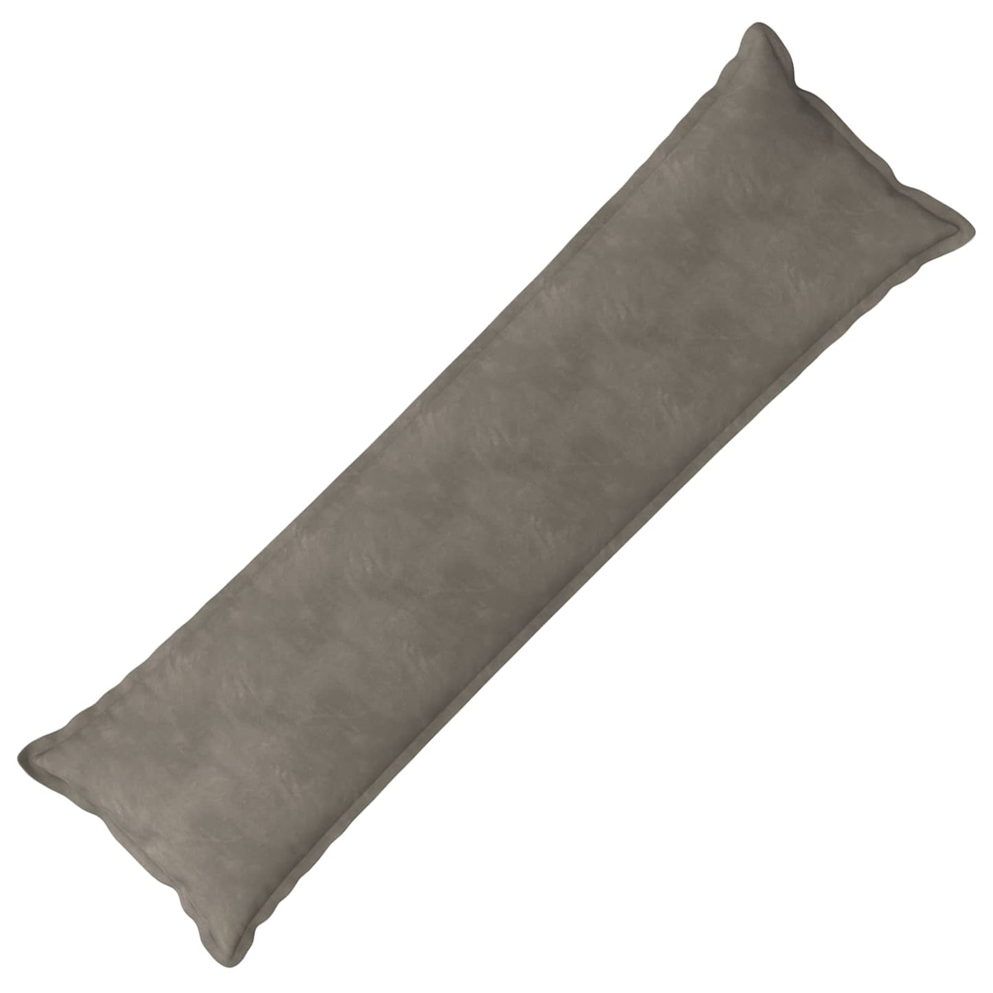 Cushion with Pillow HOUTEN Light Grey 40 x 145 cm Velvet