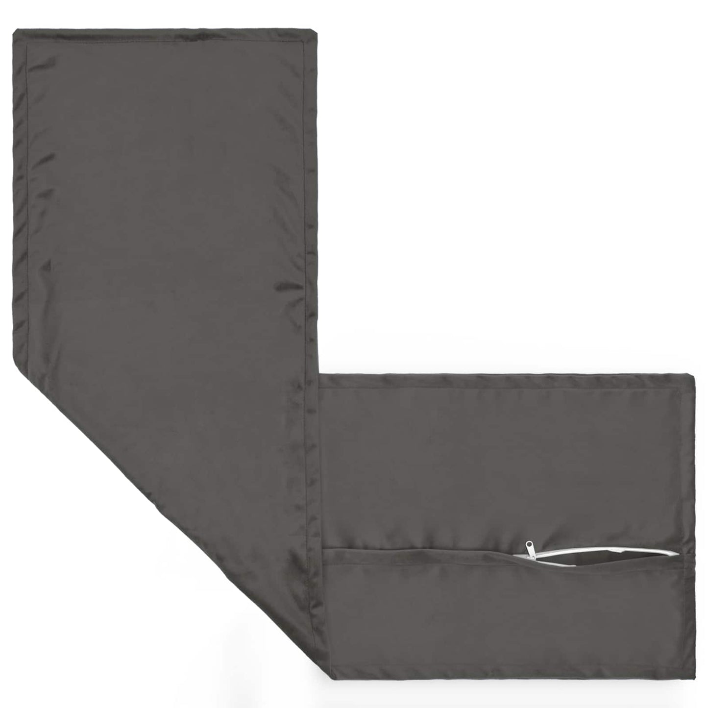 Cushion with Pillow HOUTEN 2 pcs Dark Grey Velvet
