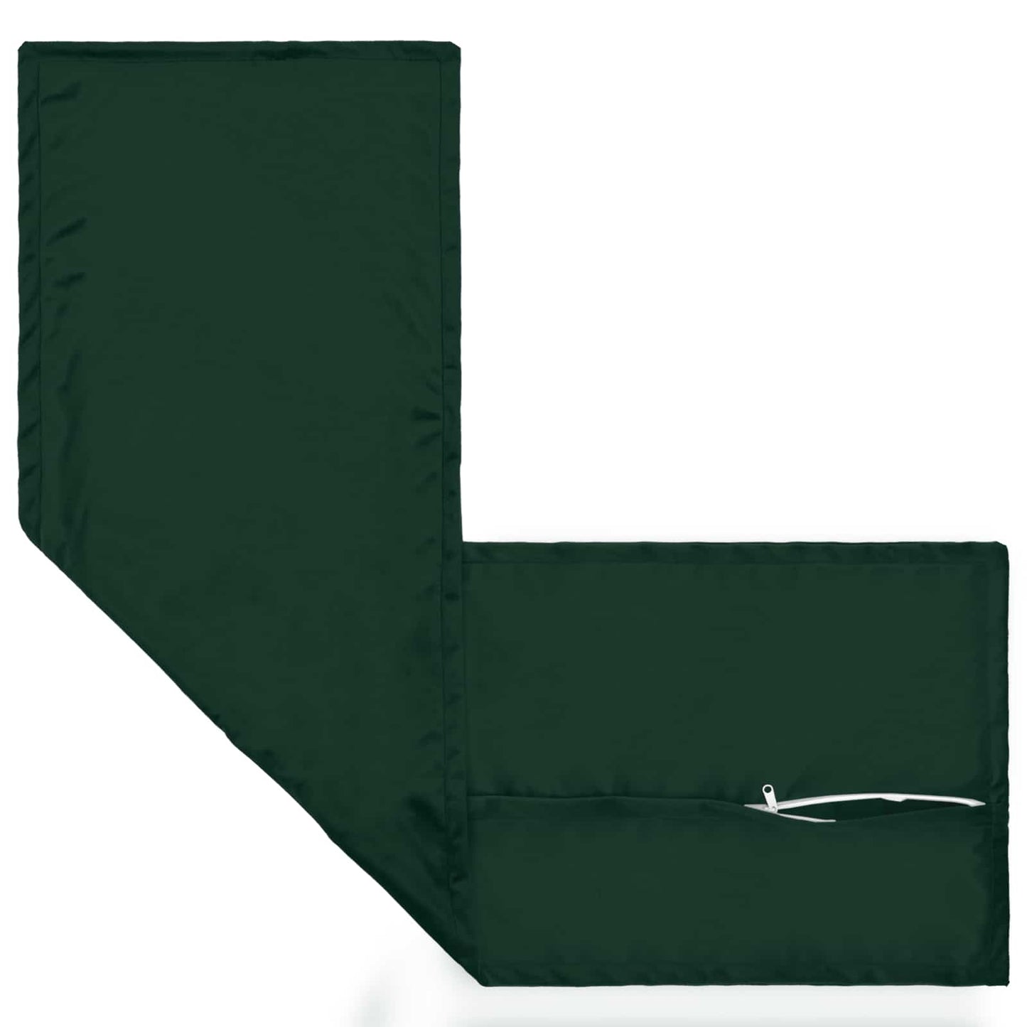 Cushion with Pillow HOUTEN Dark Green 40 x 145 cm Velvet
