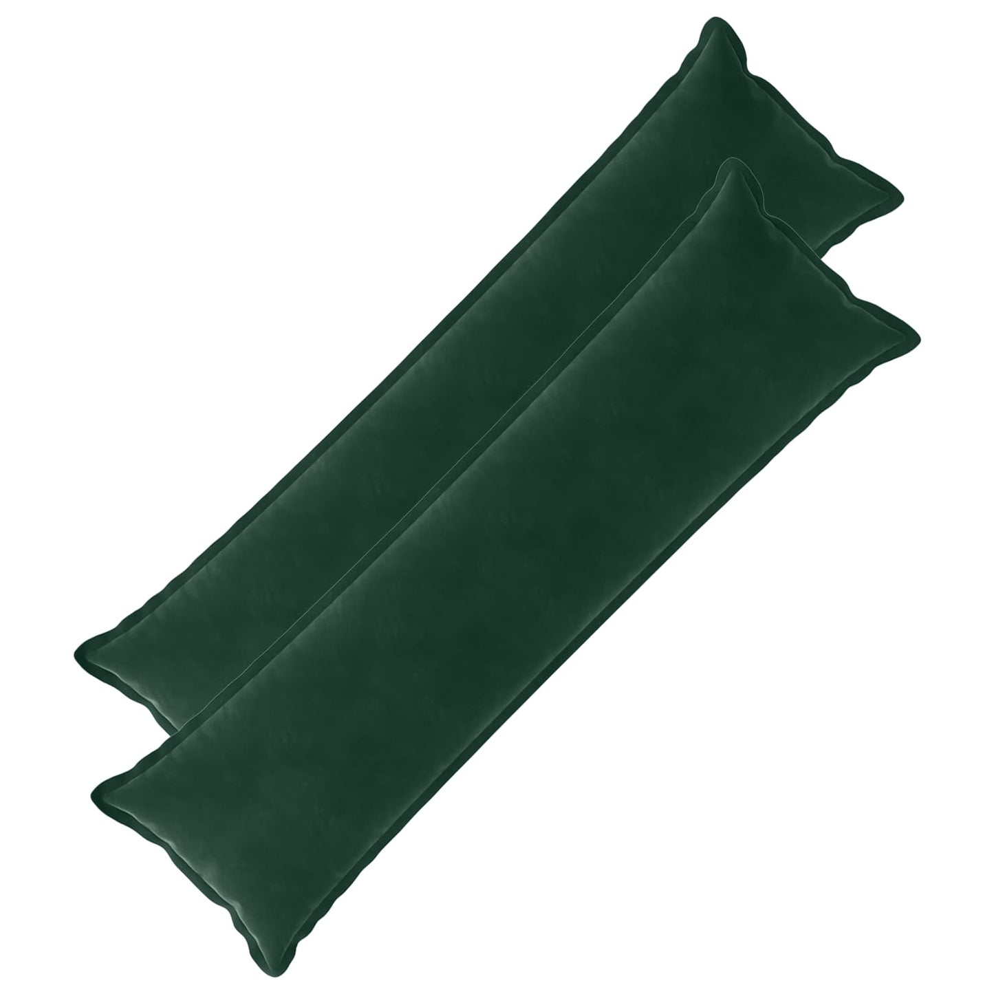 Cushion with Pillow HOUTEN 2 pcs Dark Green Velvet