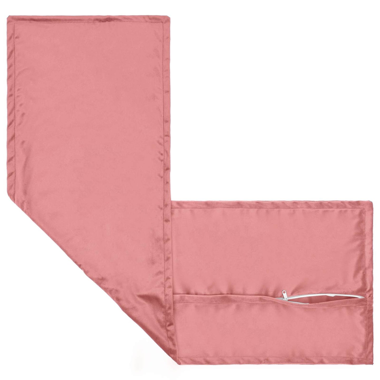 Cushion with Pillow HOUTEN Pink 40 x 145 cm Velvet