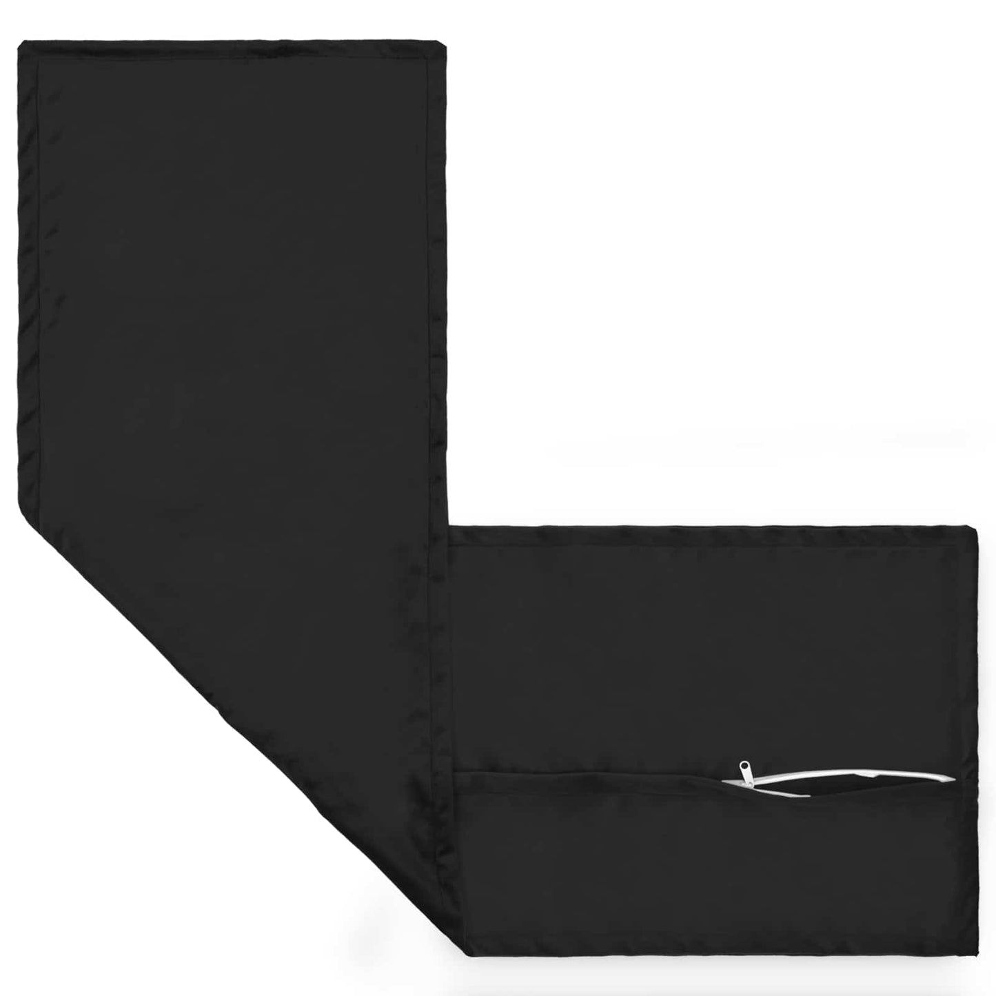 Cushion with Pillow HOUTEN 2 pcs Black Velvet