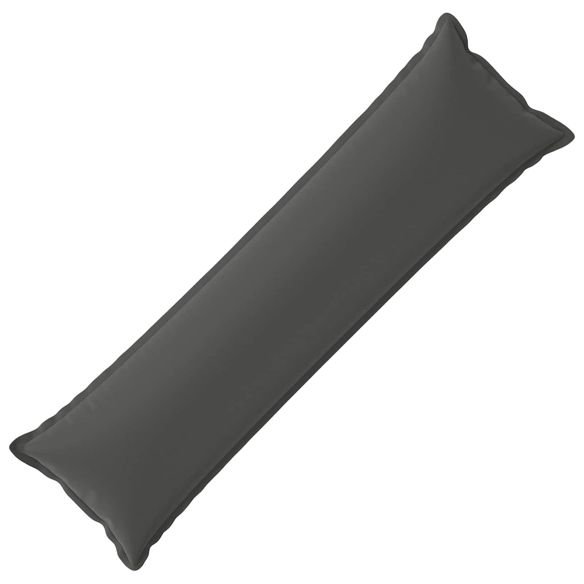 Cushion with Pillow HOUTEN Anthracite 40 x 145 cm Polyester