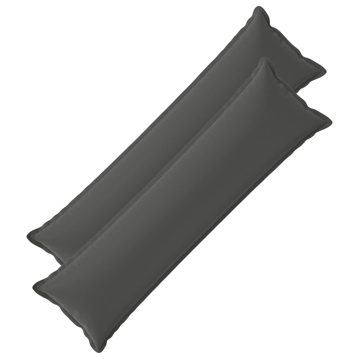 Cushion with Pillow HOUTEN 2 pcs Anthracite Polyester