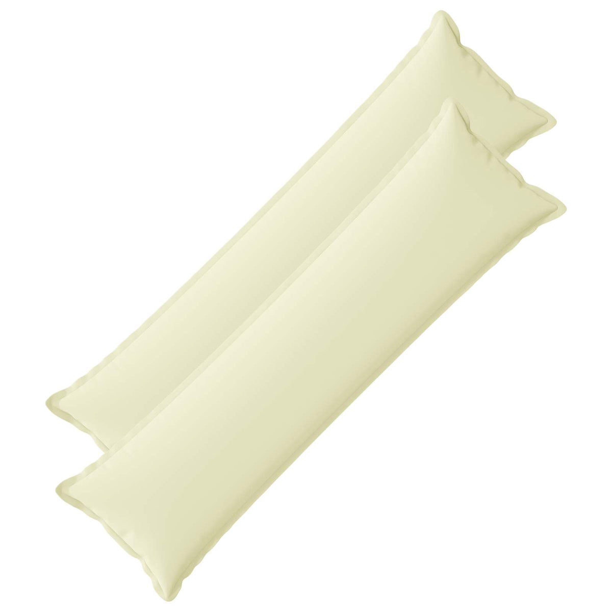 Cushion with Pillow HOUTEN 2 pcs Cream Polyester
