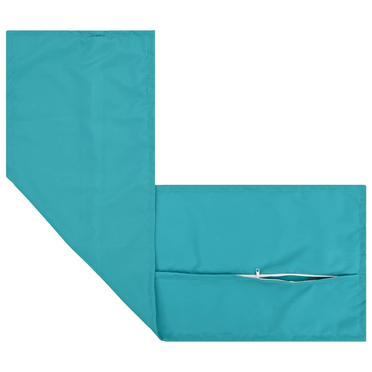 Cushion with Pillow HOUTEN 2 pcs Turquoise Polyester