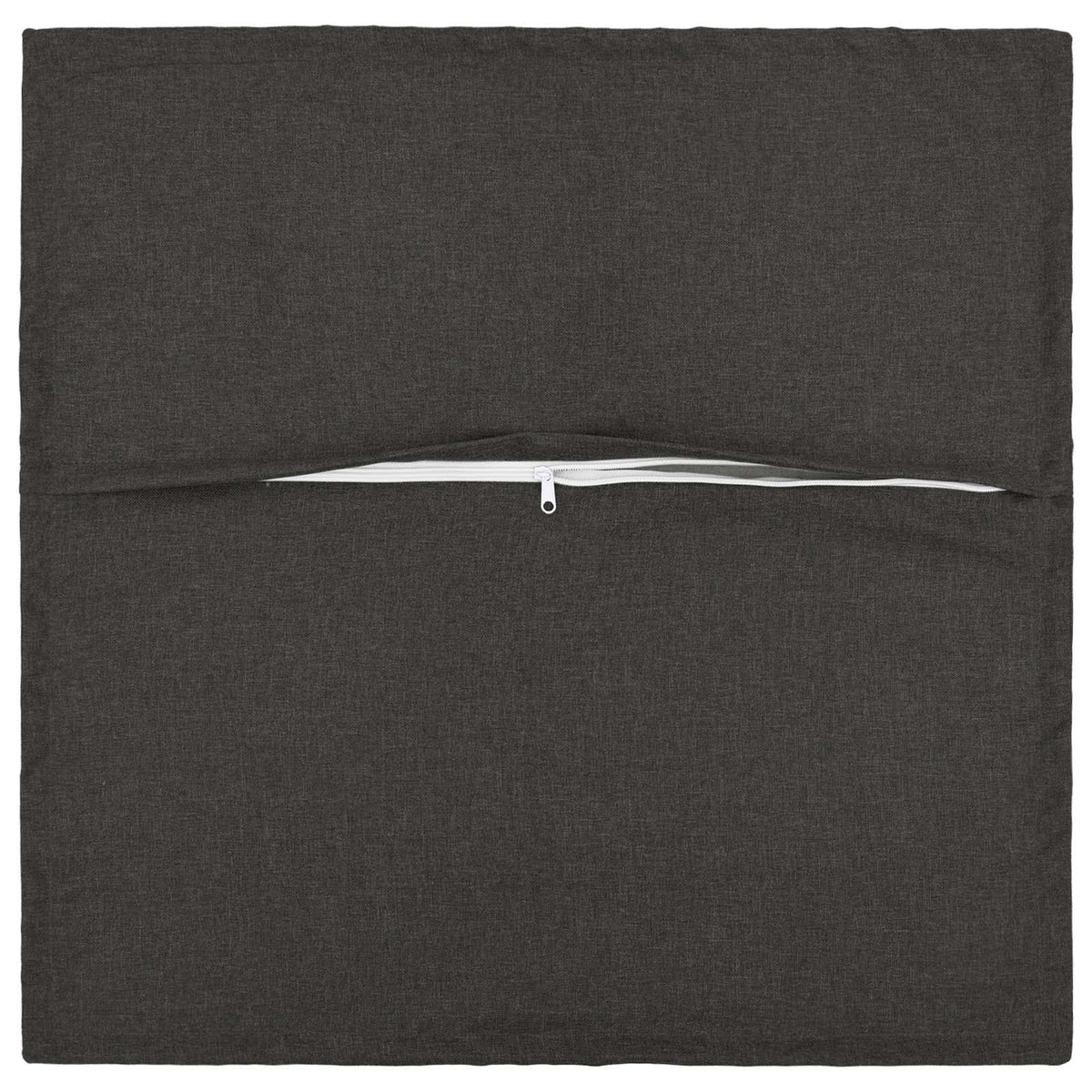 Throw Pillow 12 pcs HOUTEN Dark Grey 45 x 45 cm Faux Linen