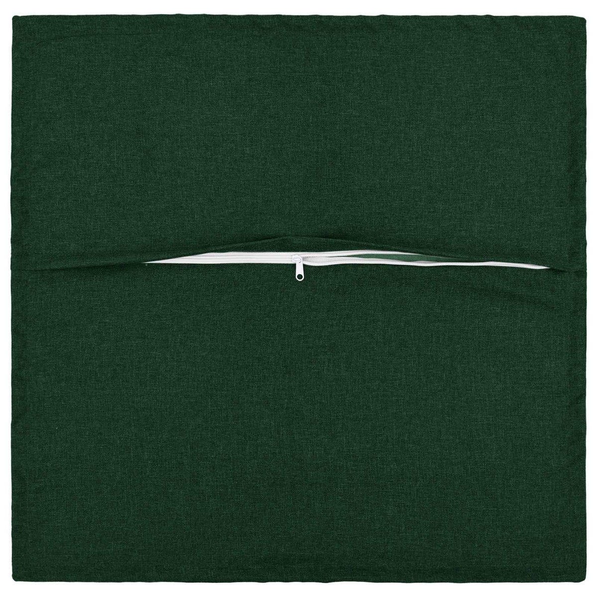 Cushion with Pillow HOUTEN 12 pcs Dark Green Faux Linen