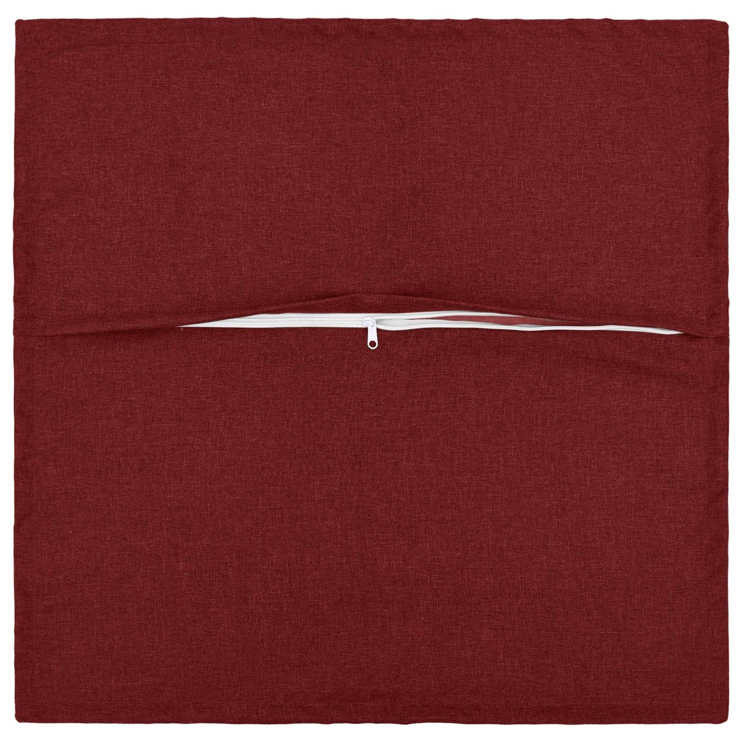 Cushion with Pillow HOUTEN 6 pcs Wine Red Faux Linen