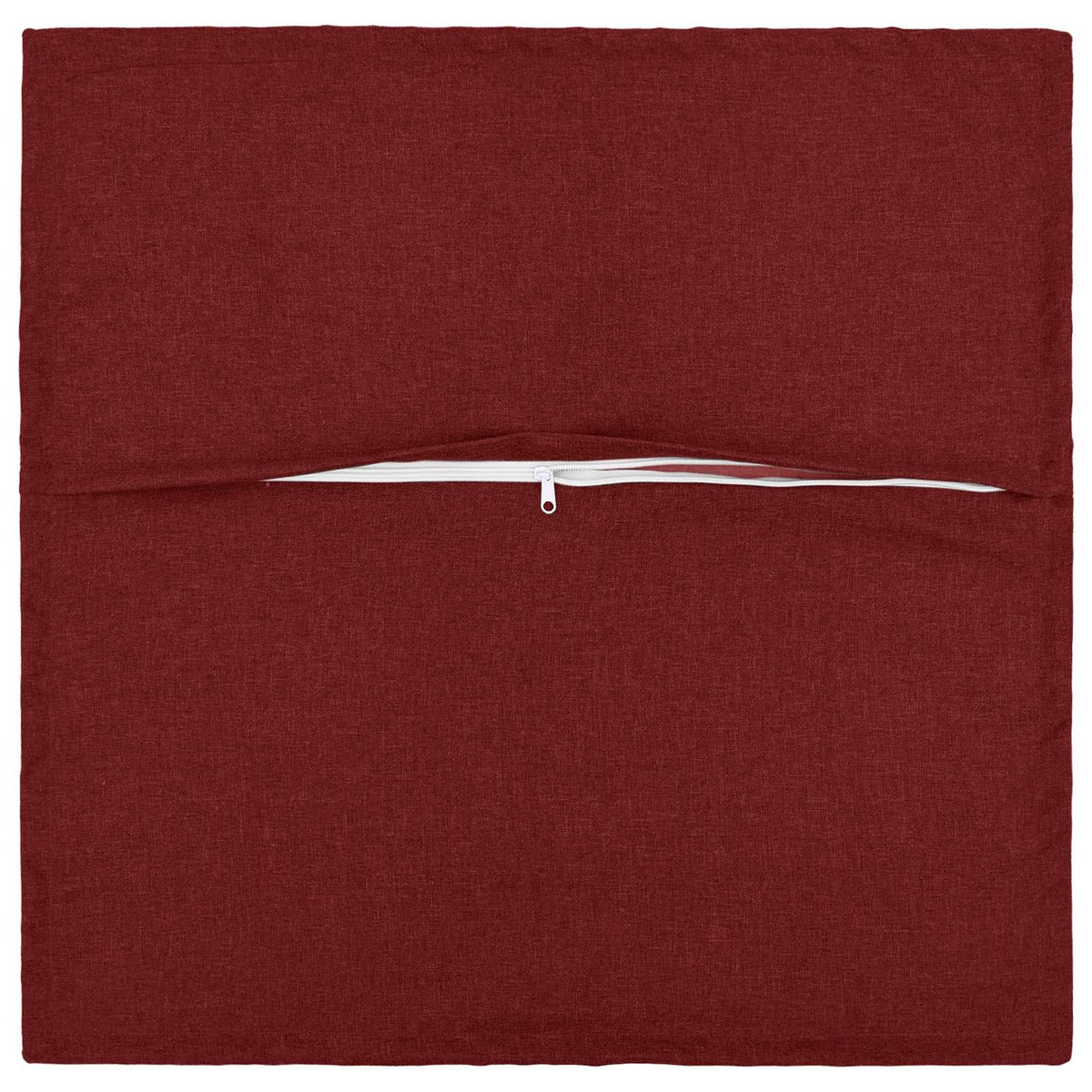 Cushion with Pillow HOUTEN 12 pcs Wine Red Faux Linen