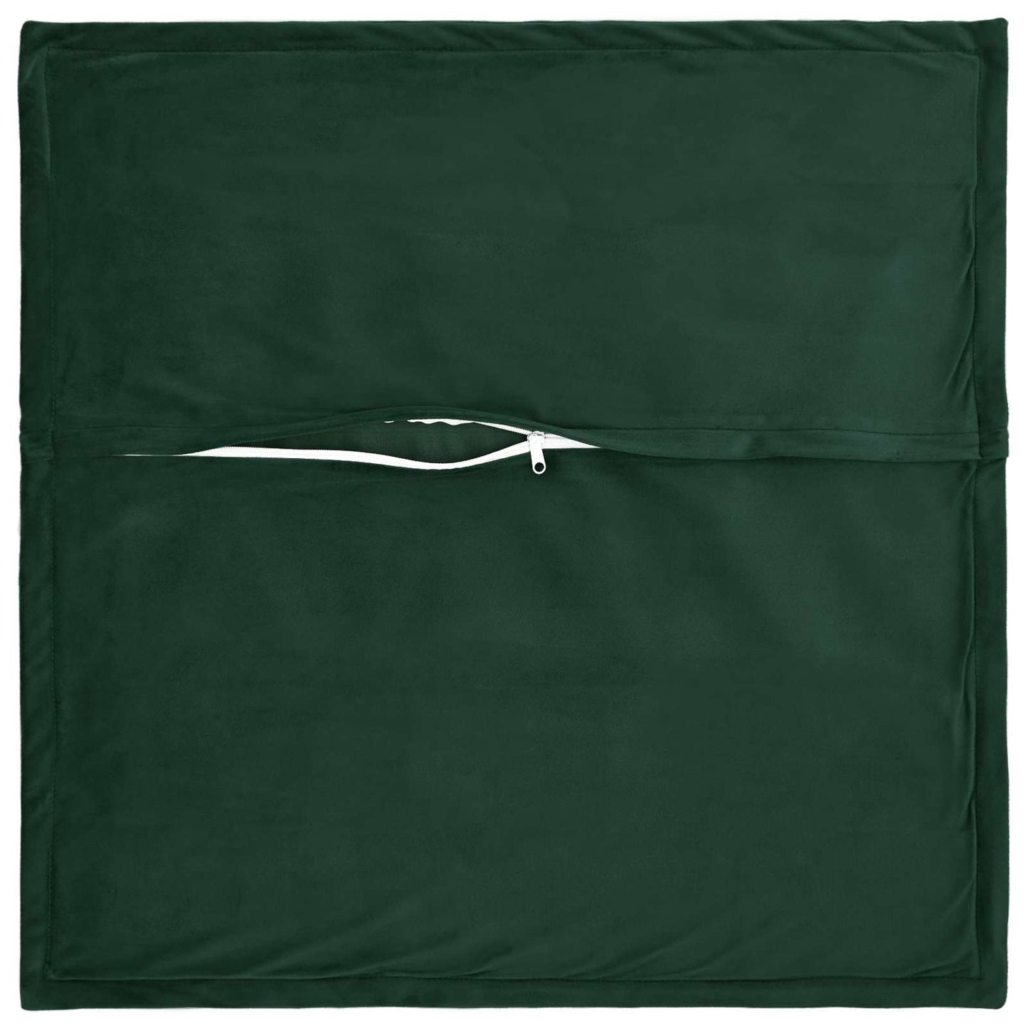 Cushion with Pillow HOUTEN 12 pcs Dark Green Velvet