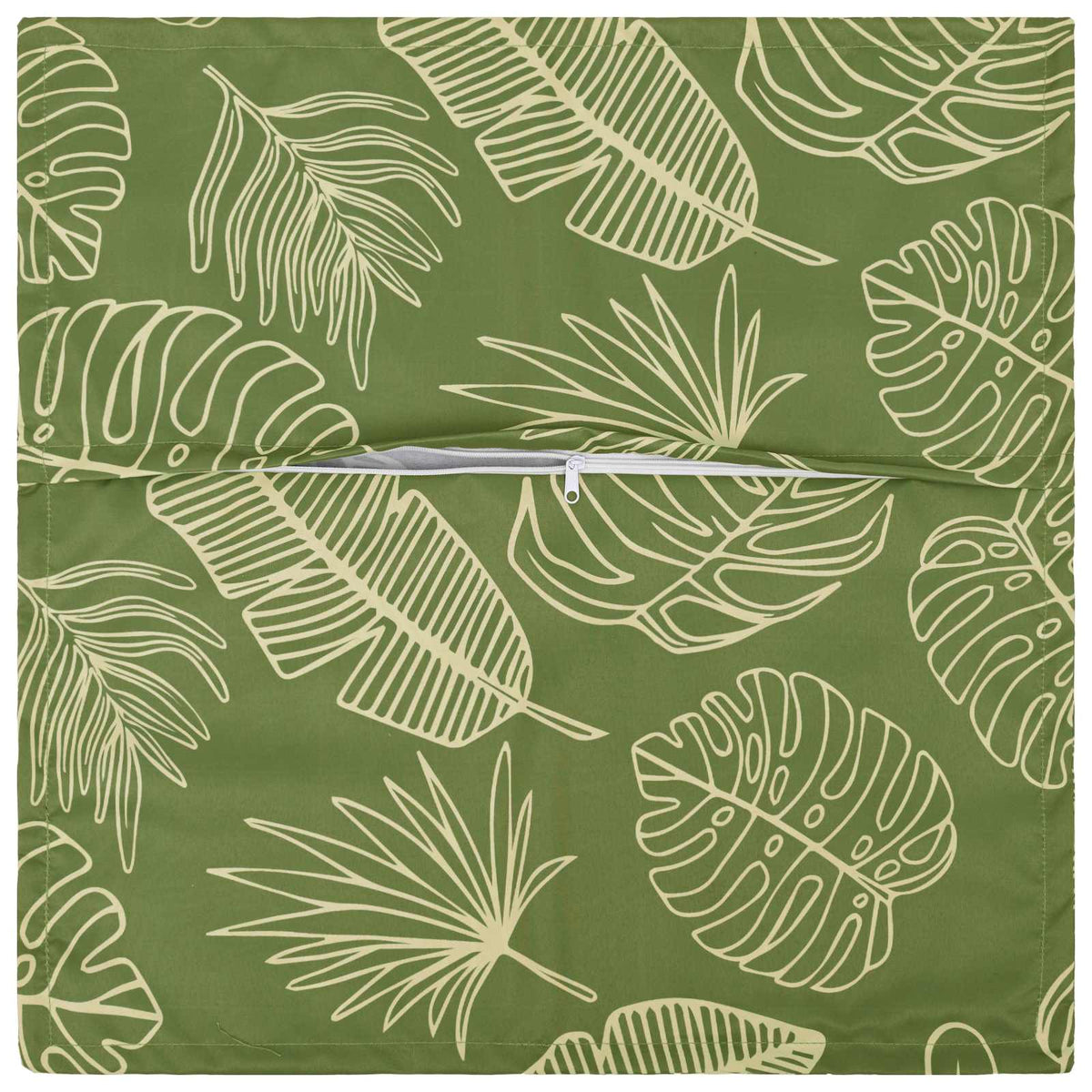 Throw Pillow 12 pcs HOUTEN Leaf Design 45 x 45 cm Polyester