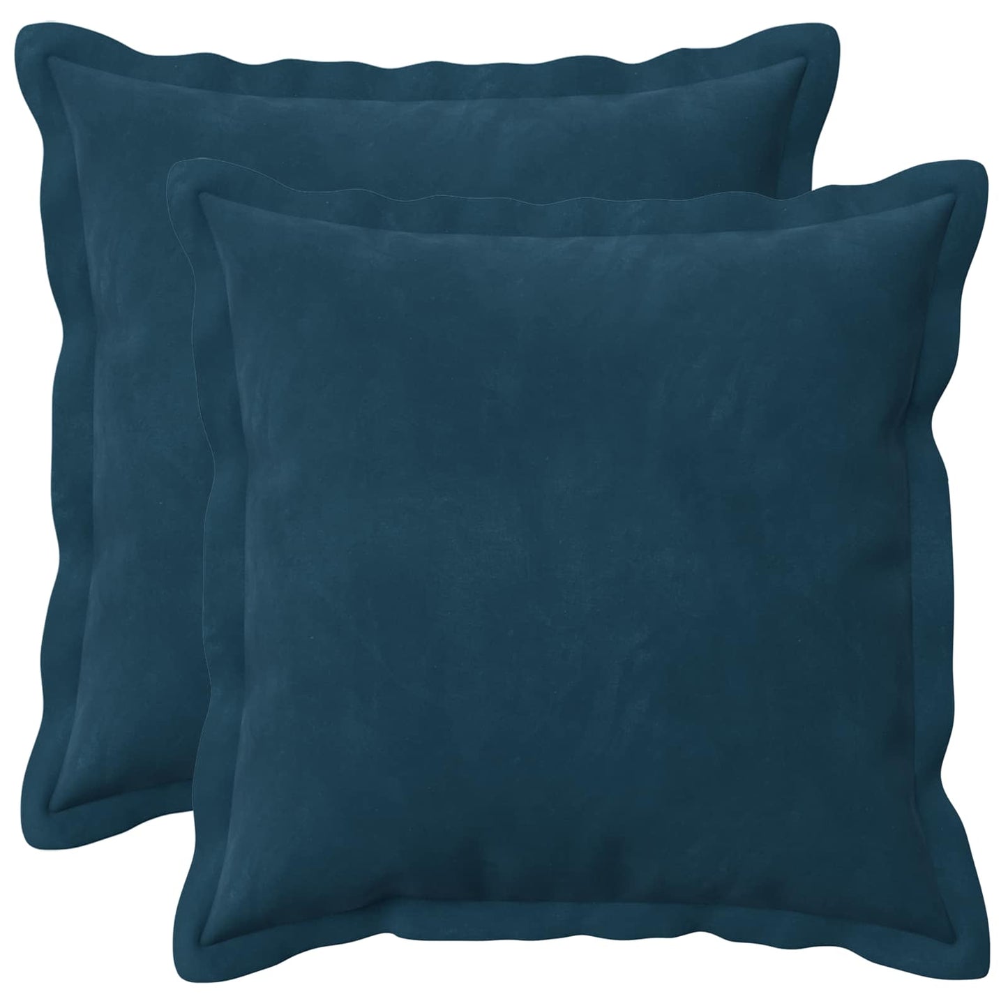 Cushion with Pillow HOUTEN 2 pcs Blue Velvet