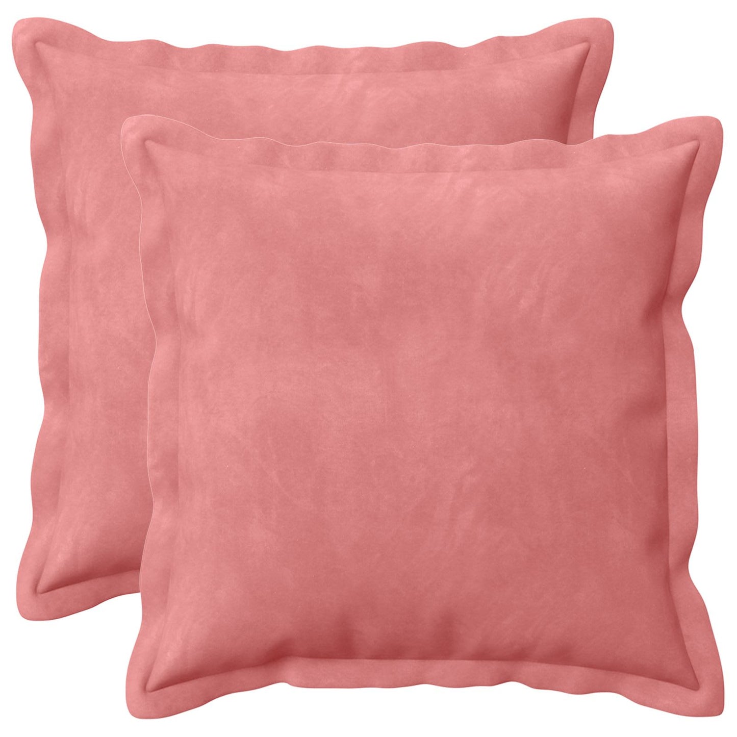 Cushion with Pillow HOUTEN 2 pcs Pink Velvet