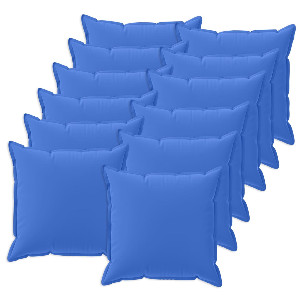 Cushion with Pillow HOUTEN 12 pcs Royal Blue Polyester