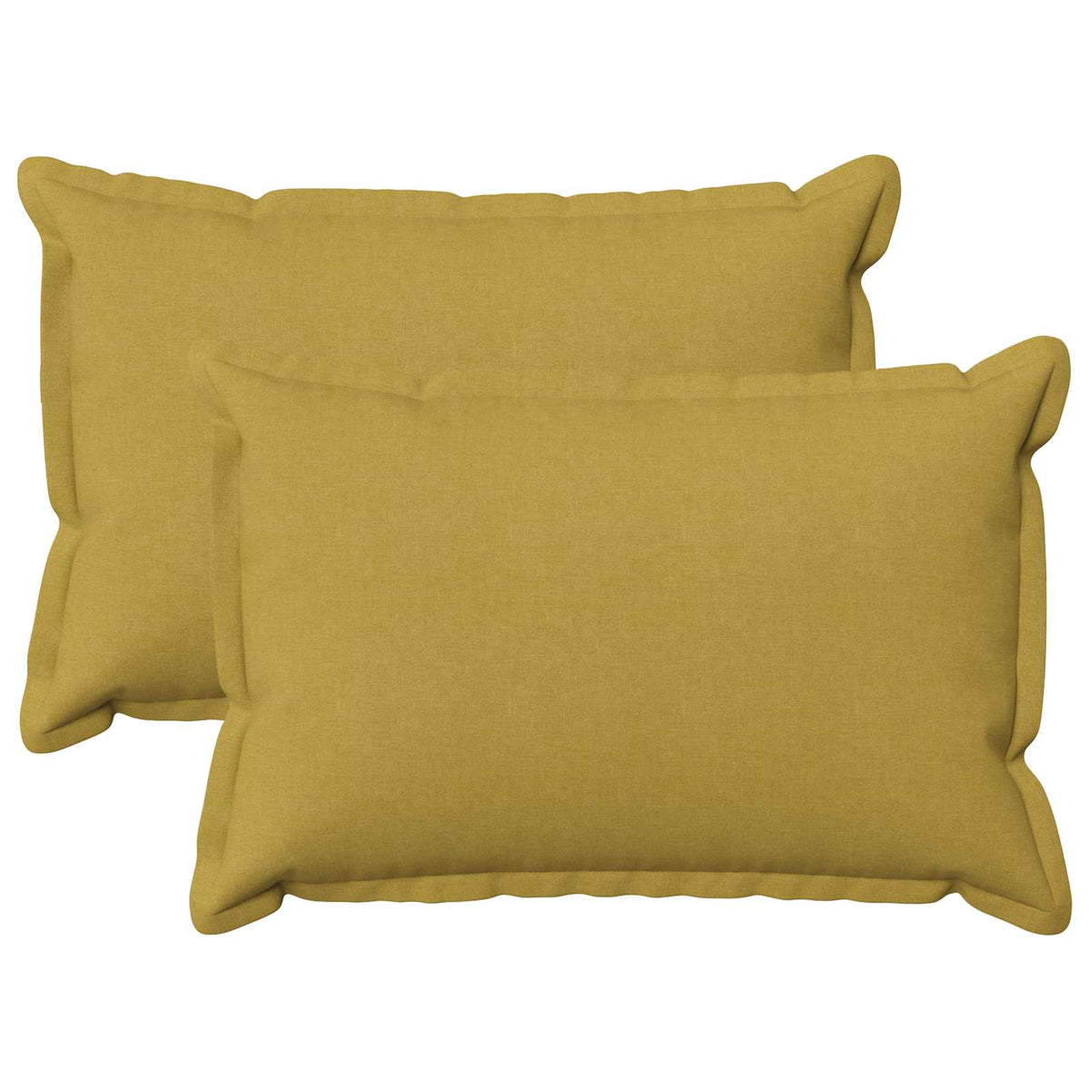 Throw Pillow 2 pcs HOUTEN Light Green 50 x 75 cm Faux Linen
