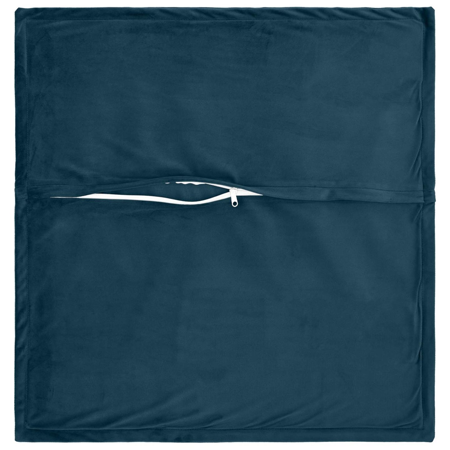 Cushion with Pillow HOUTEN 2 pcs Blue Velvet