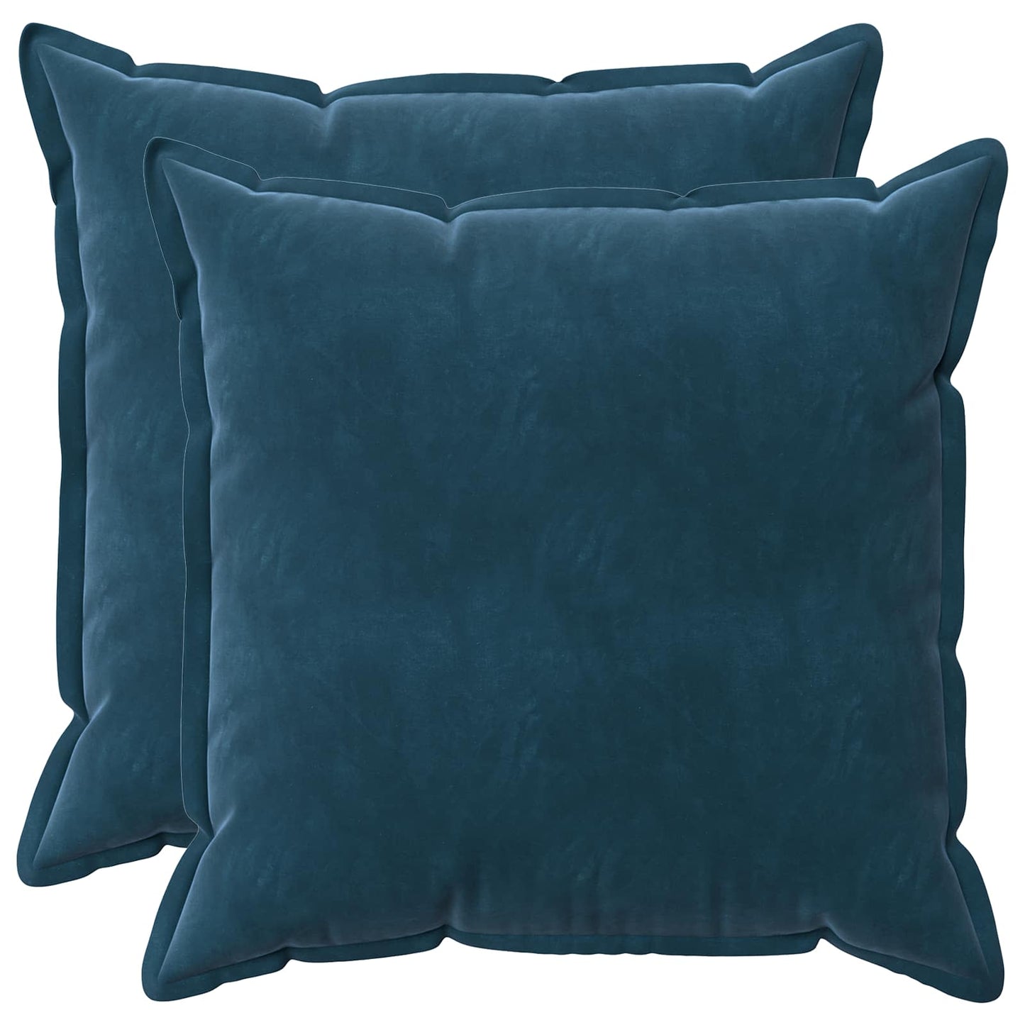 Cushion with Pillow HOUTEN 2 pcs Blue Velvet