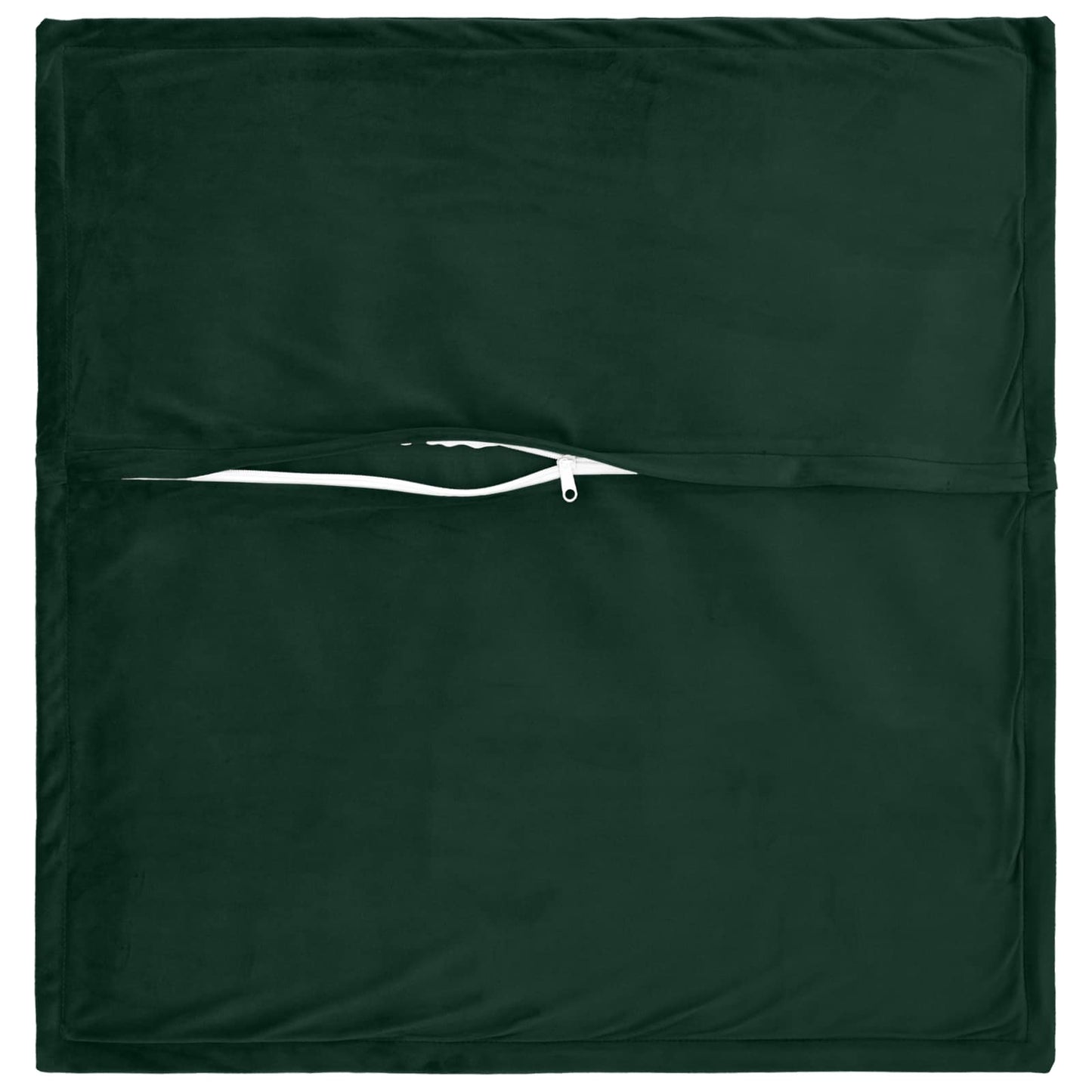 Cushion with Pillow HOUTEN 2 pcs Dark Green Velvet