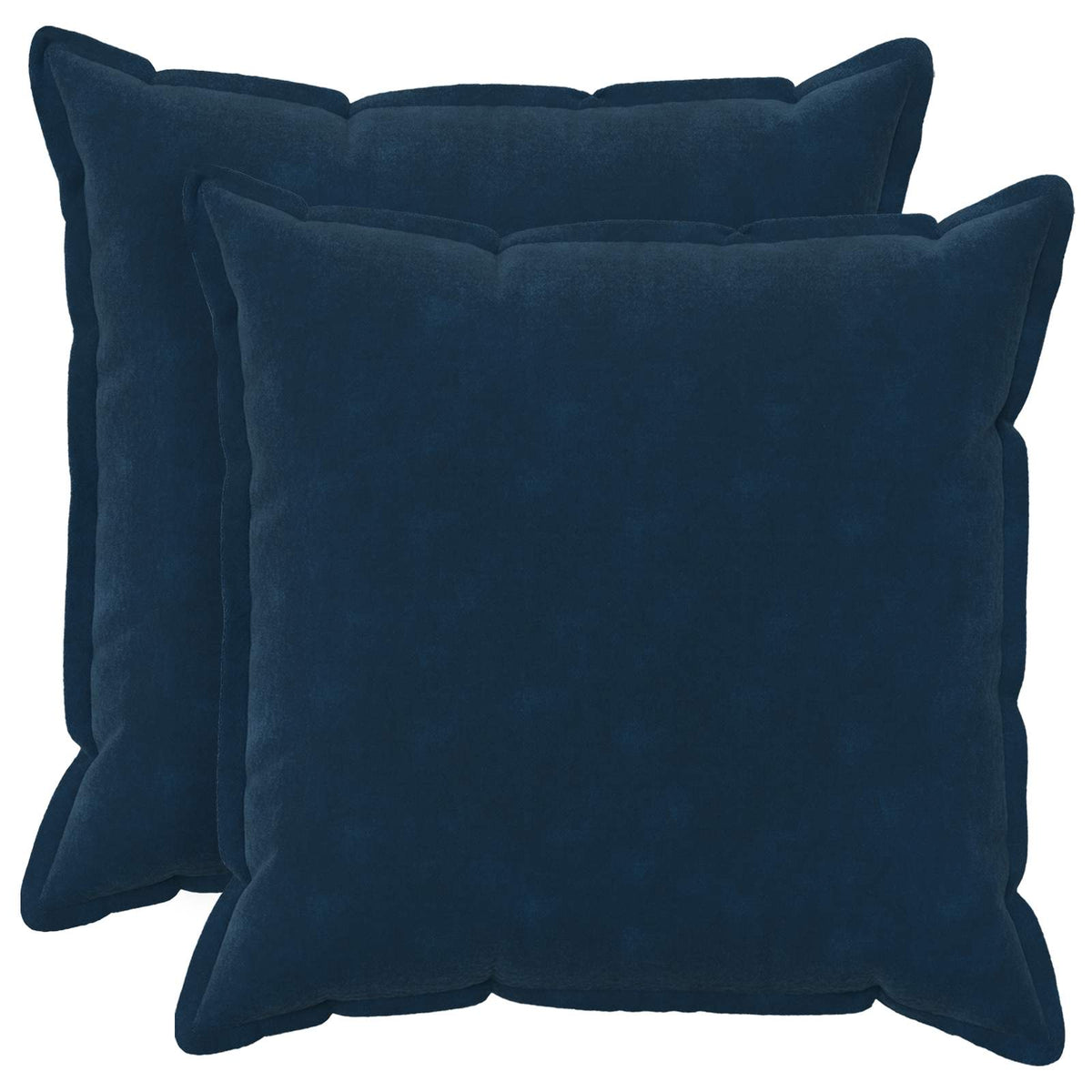 Cushion with Pillow HOUTEN 2 pcs Blue Microfiber Fleece