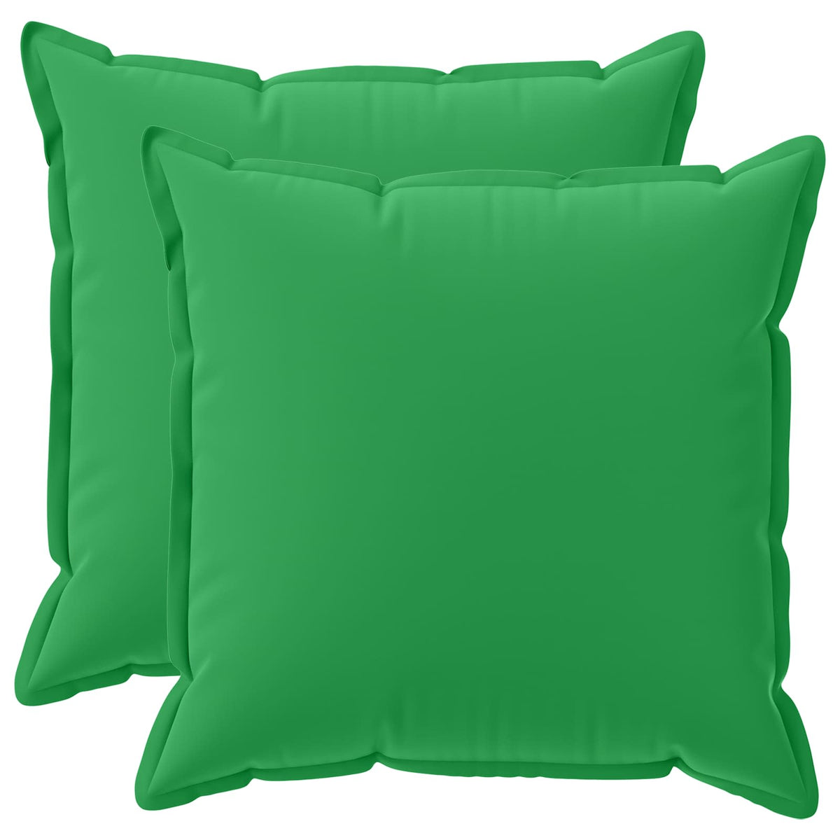 Throw Pillow 2 pcs HOUTEN Green 65 x 65 cm Polyester