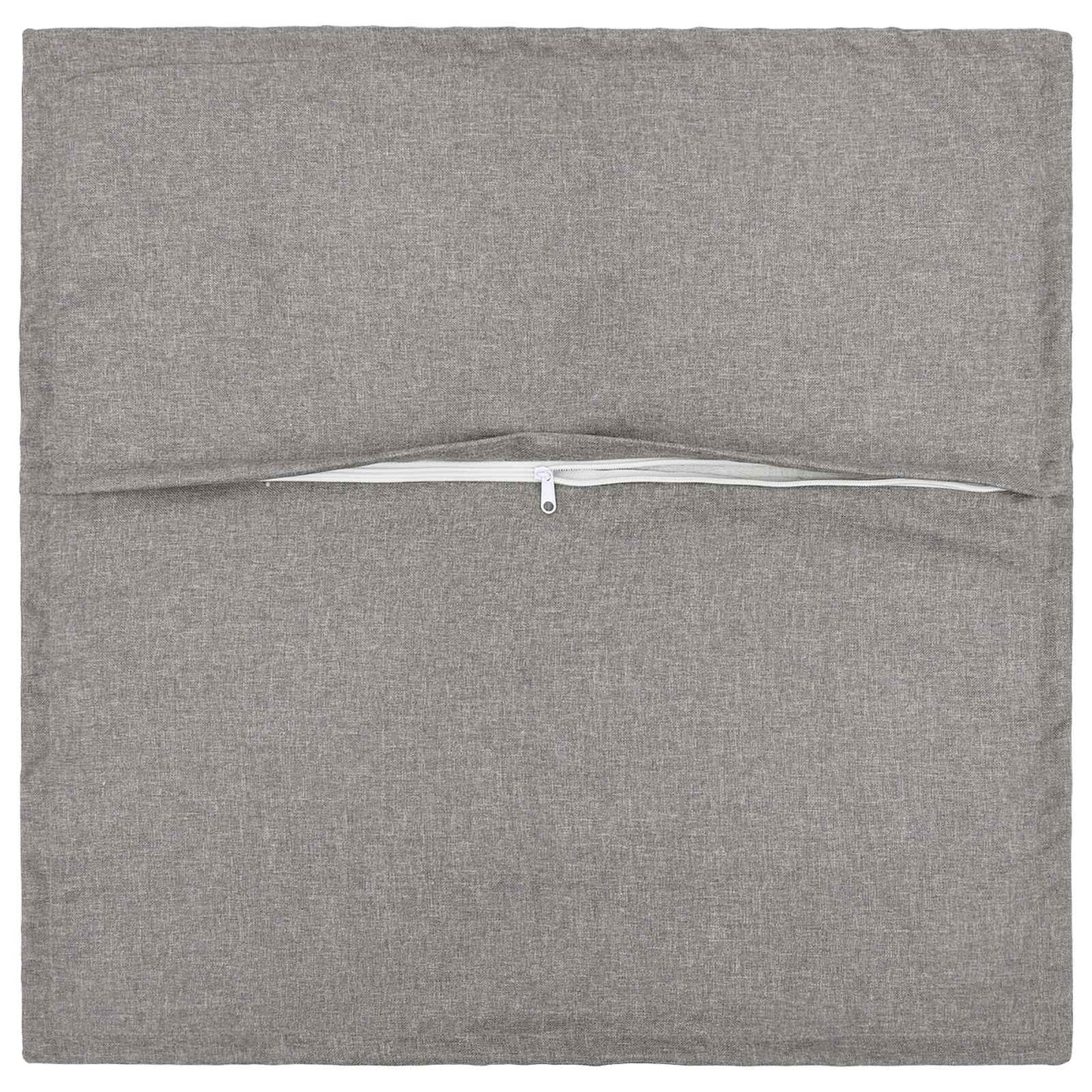 Cushion with Pillow HOUTEN 2 pcs Cloud Grey Faux Linen
