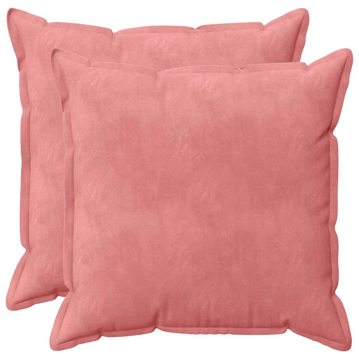 Cushion with Pillow HOUTEN 2 pcs Pink Velvet