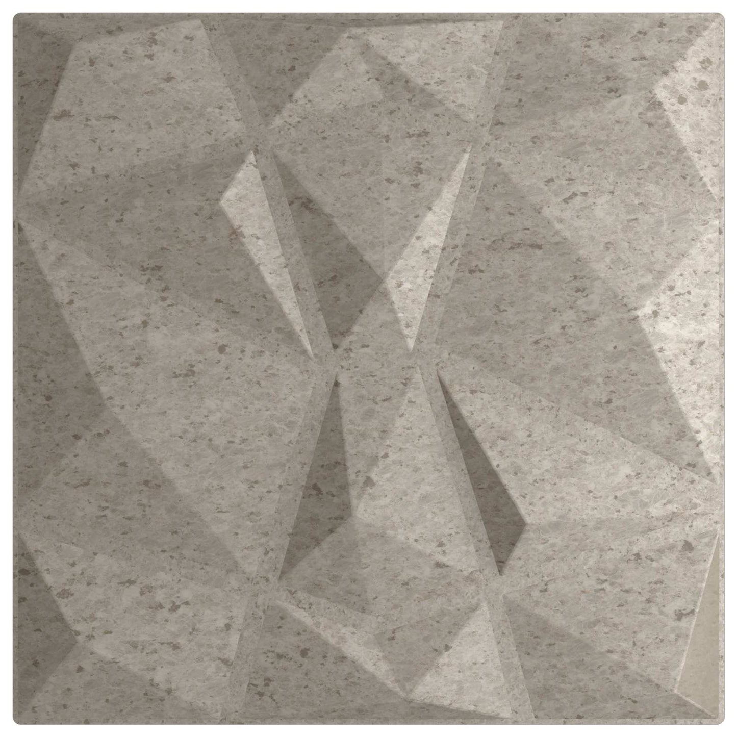 Wall Panels 48 pcs 50 x 50 cm Concrete Grey XPS Foam